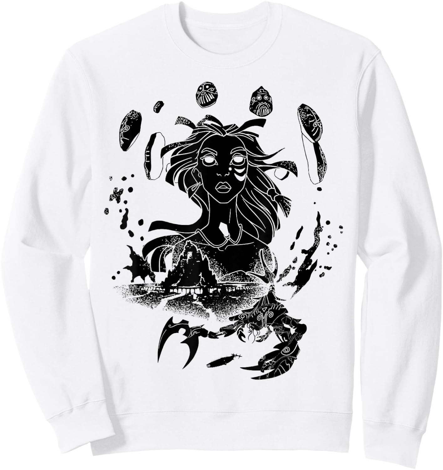 Disney Atlantis: The Lost Empire Kida Heart of Atlantis Small Sweatshirt - Sweatshirt | White