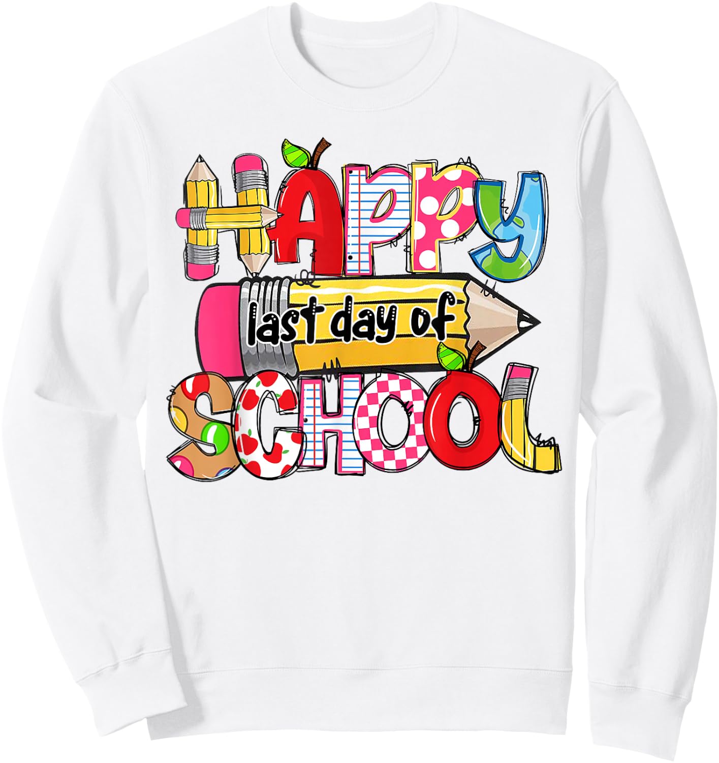 Happy Last Day of School In My Summer Era Teacher Kids Sweatshirt - Sweatshirt | White