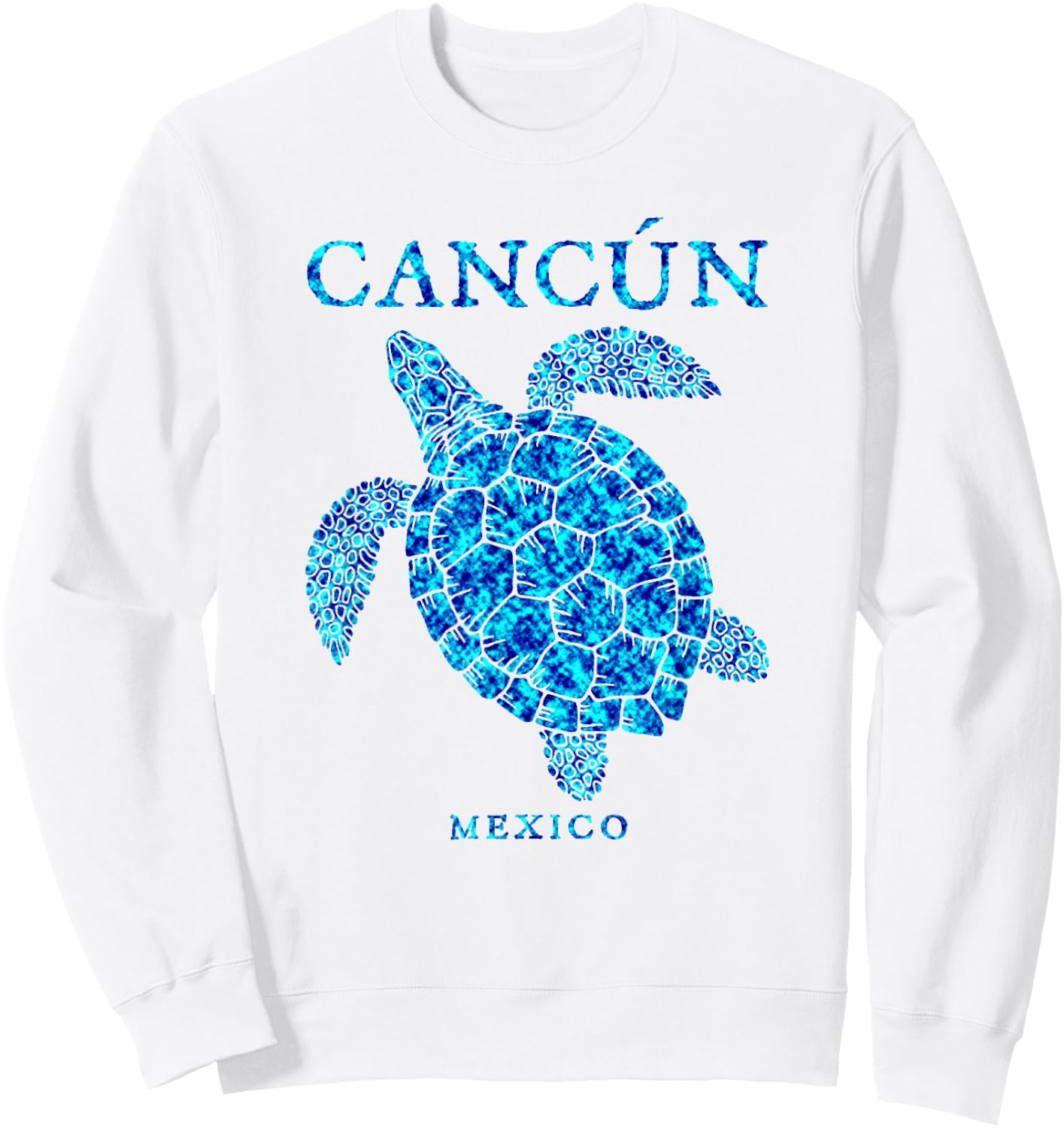 Cancun Mexico Sea Turtle Boys Girls Toddler Sweatshirt - Sweatshirt | White