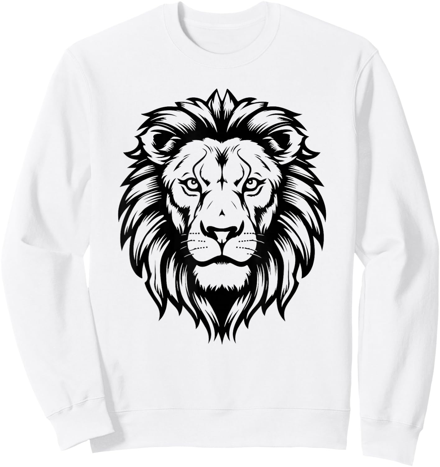 Orange Lion Face Netherlands Holland Sweatshirt - Sweatshirt | White