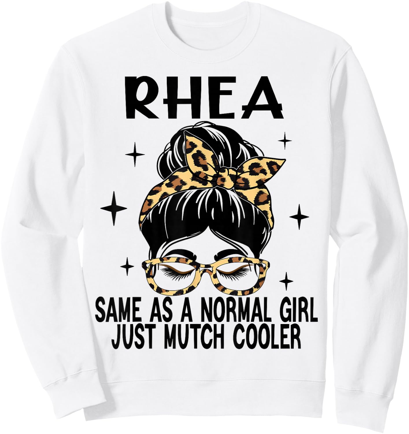 RHEA Costume Cute Definition Personalized Name RHEA Sweatshirt - Sweatshirt | White