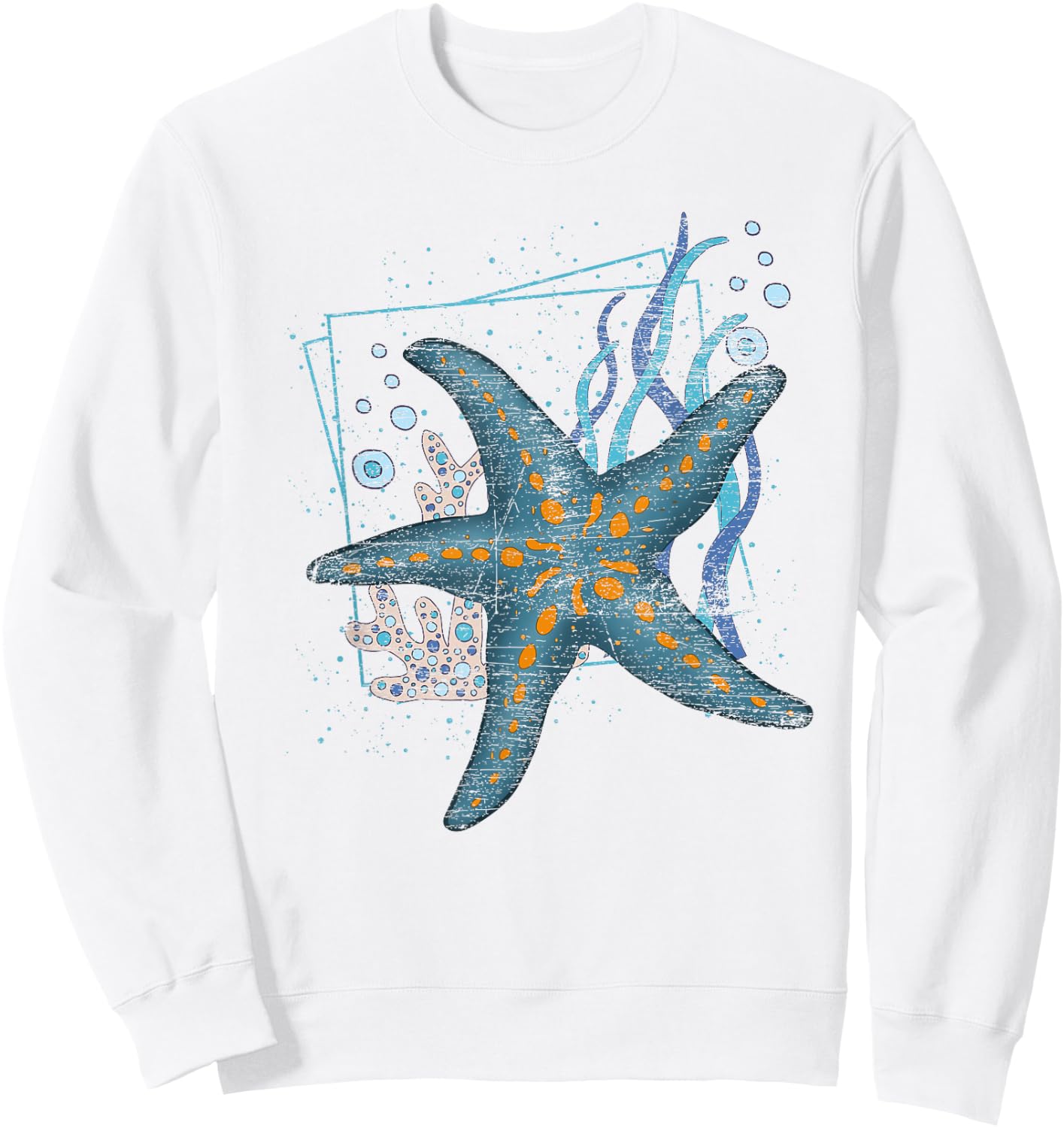 Aquarist Starfish Lover Ocean Animal Starfish Sweatshirt - Sweatshirt | White