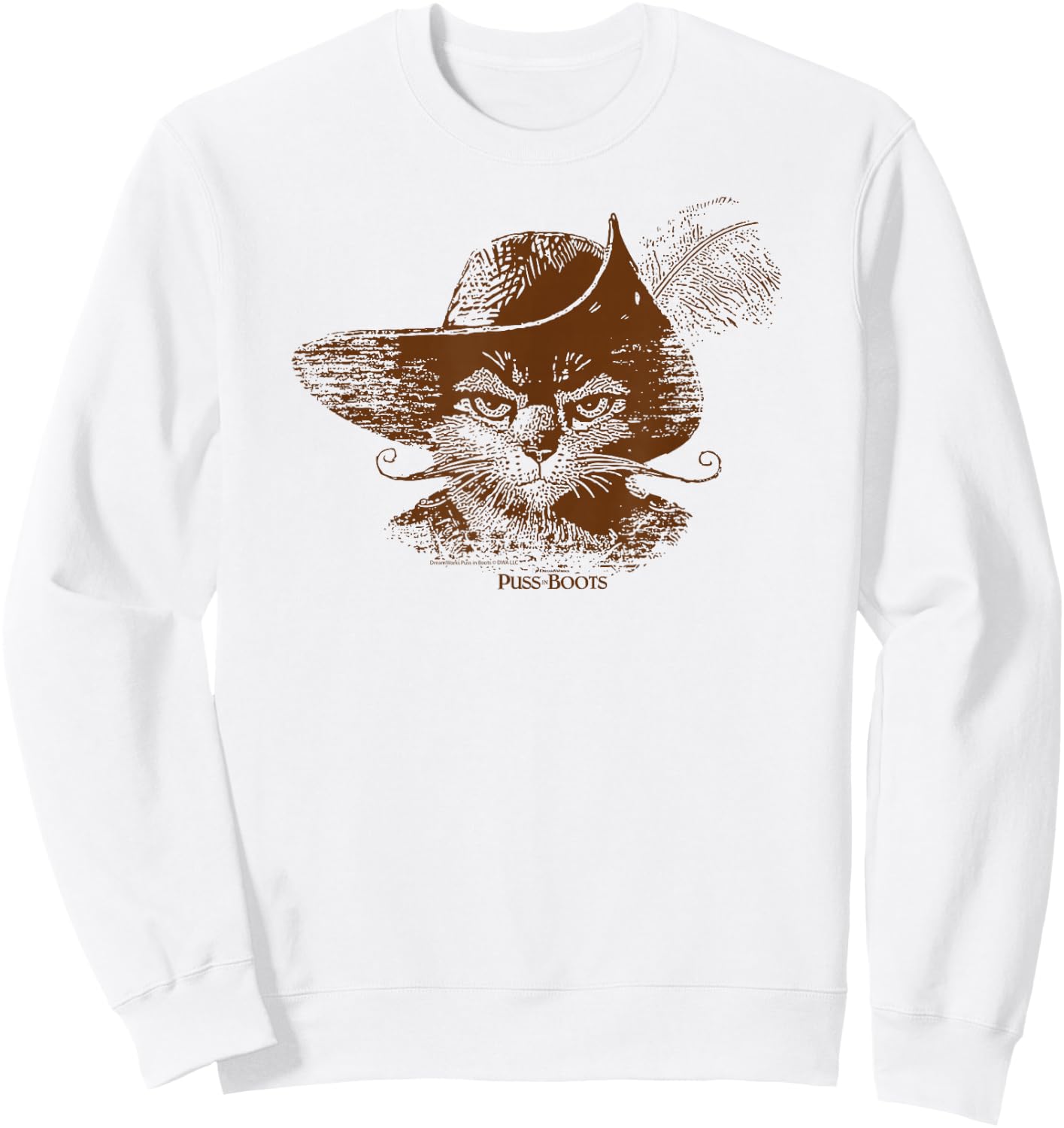 DreamWorks Puss in Boots Lithograph Sweatshirt - Sweatshirt | White