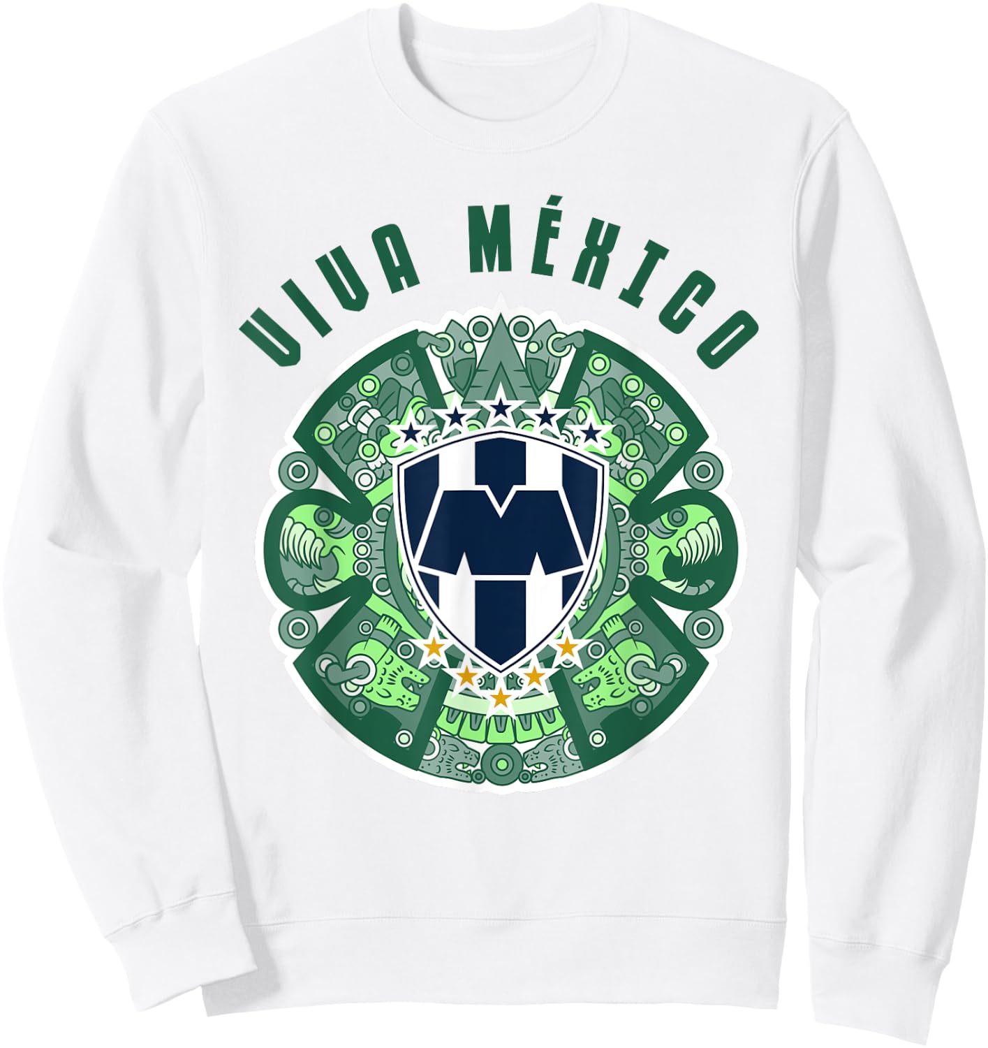 Rayados de Monterrey supports the Mexican team Let's go tri! Sweatshirt - Sweatshirt | White