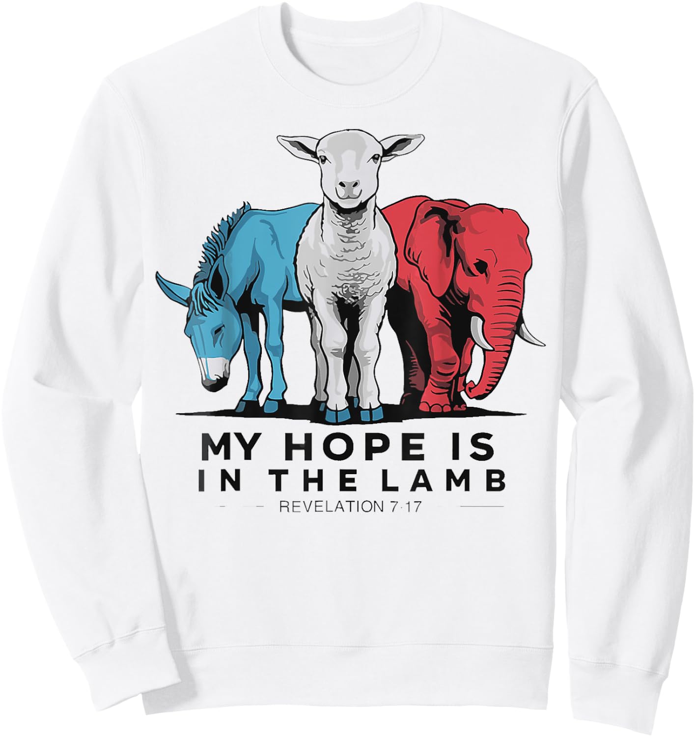 My Hope Is In The Lamb Sweatshirt - Sweatshirt | White