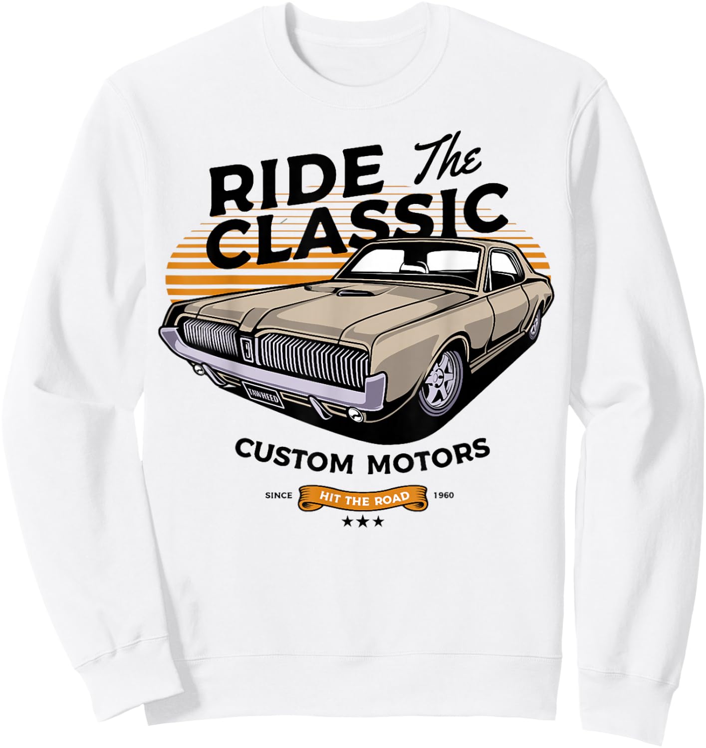1967 Mercury classic Cougar cars Sweatshirt - Sweatshirt | White