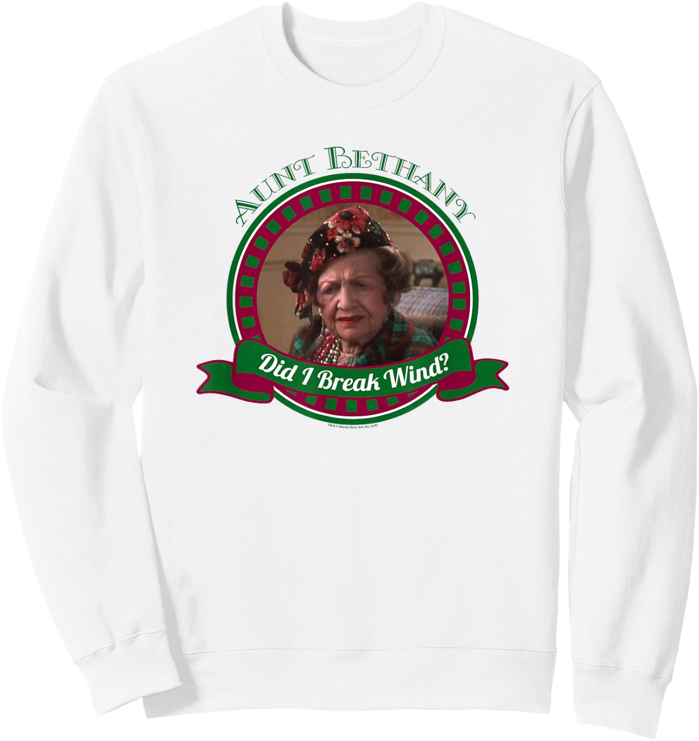 National Lampoon's Christmas Vacation Break Wind Sweatshirt - Sweatshirt | White
