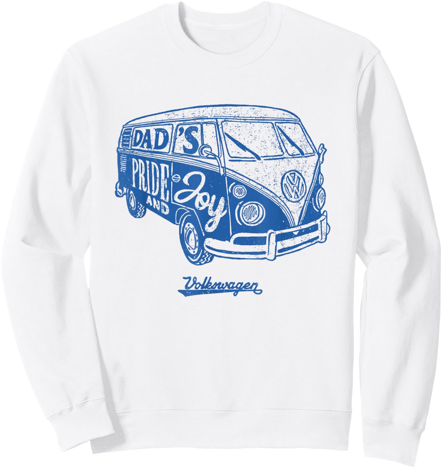 Volkswagen Dad's Pride And Joy Camper Sweatshirt - Sweatshirt | White