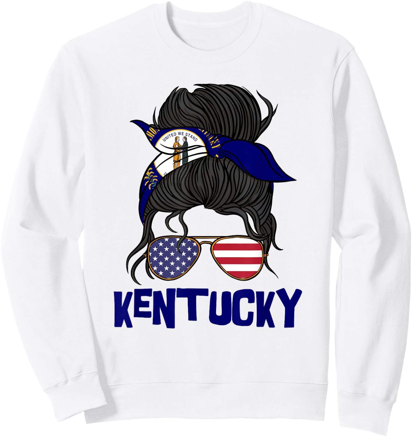 Kentucky graphic design for girls kid Kentucky toodler Sweatshirt - Sweatshirt | White