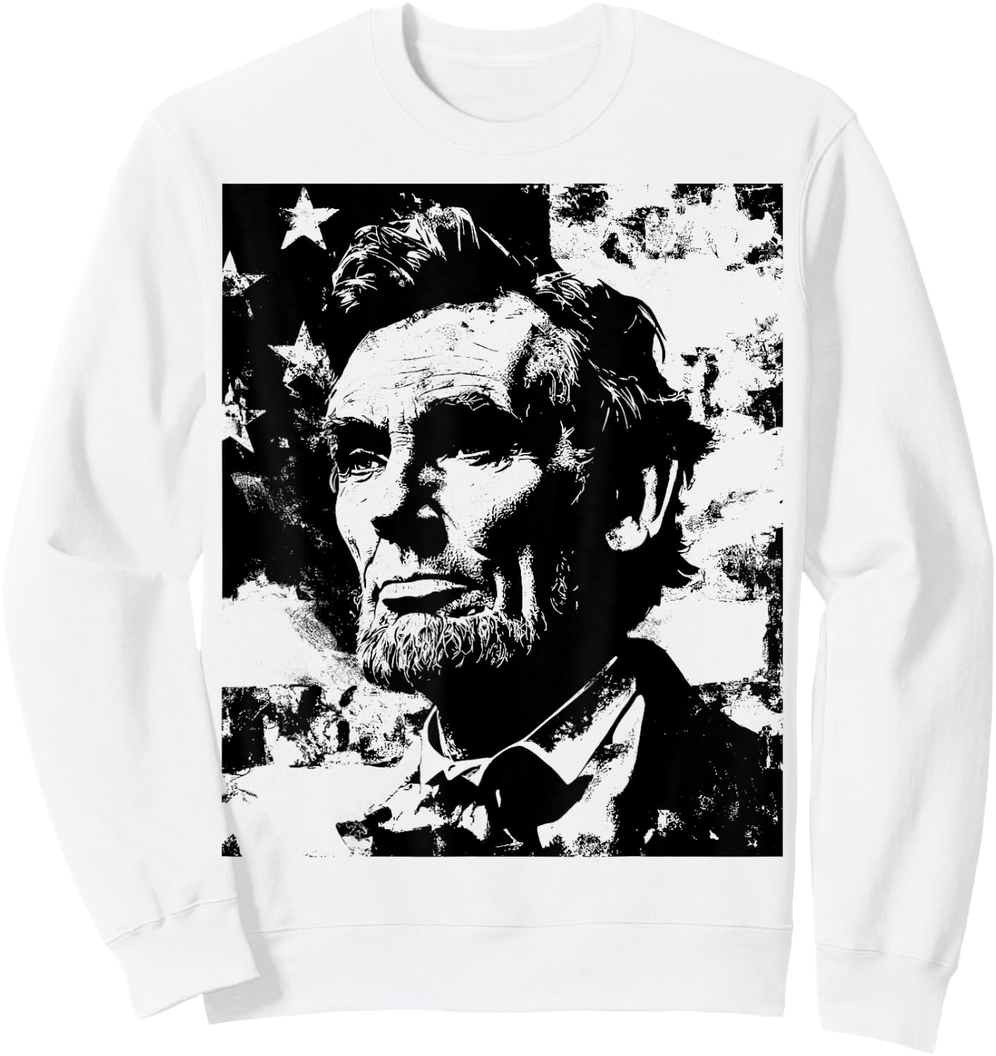 4th Of July Abraham Lincoln History Teacher President Sweatshirt - Sweatshirt | White