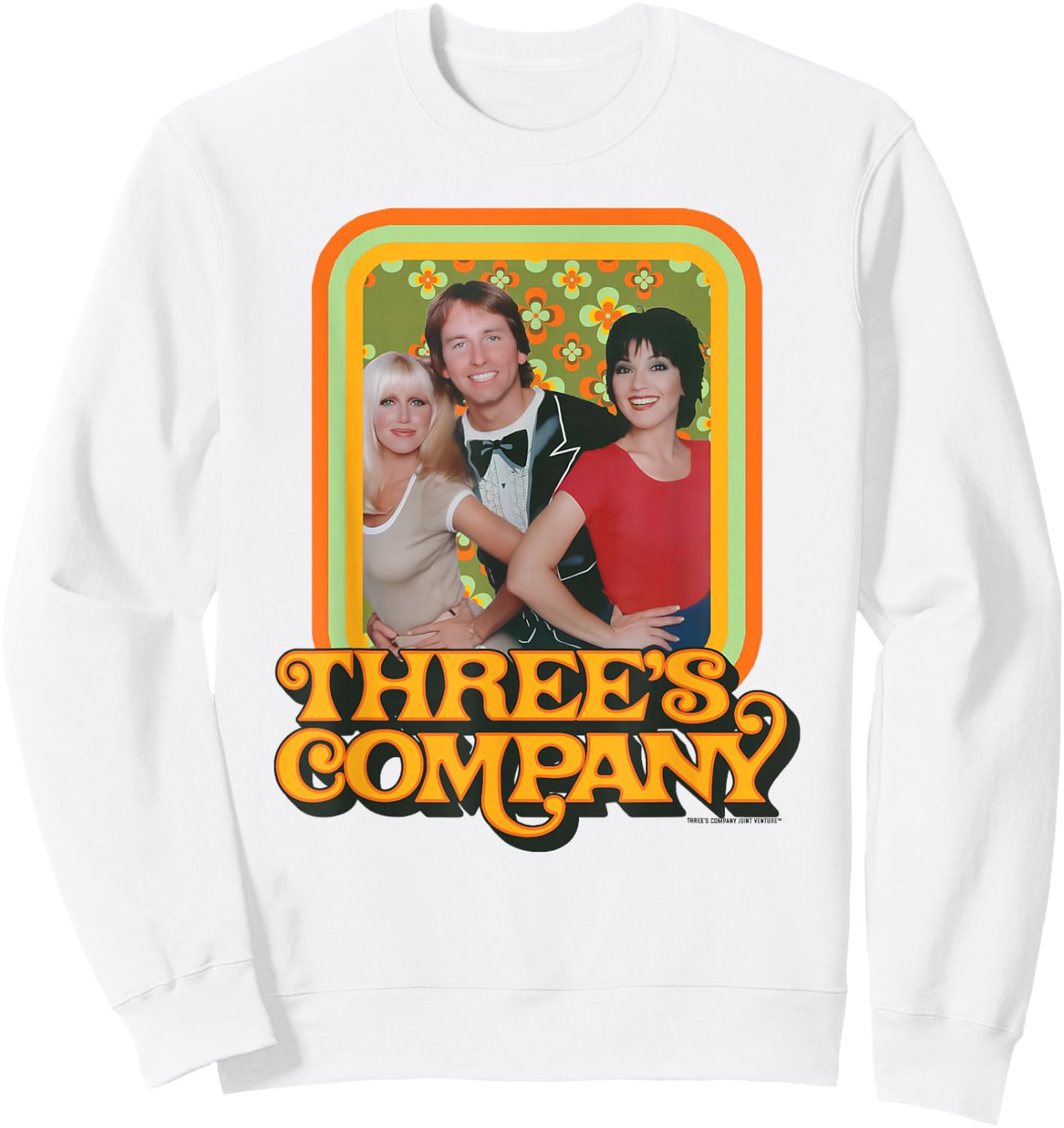 Three's Company Roomies Vintage Eighties Classic Sweatshirt - Sweatshirt | White