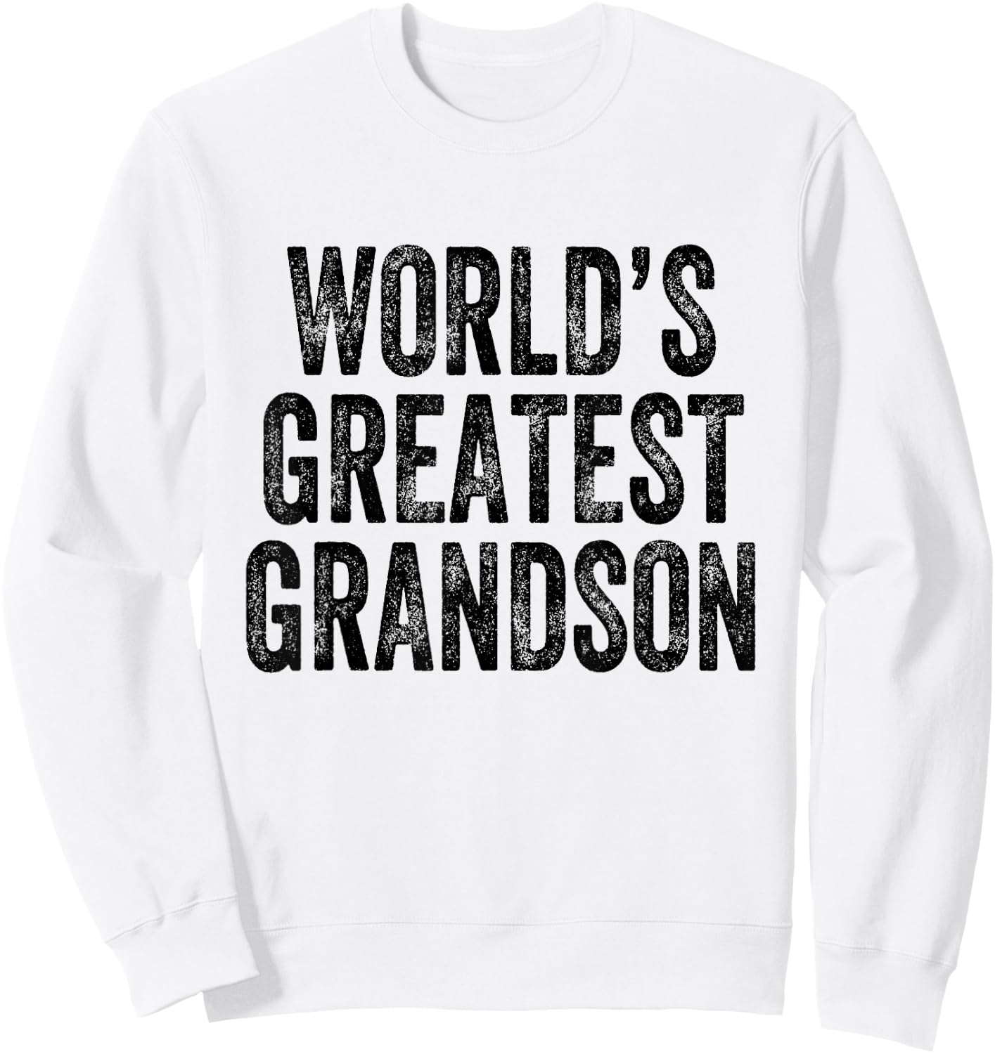 World's Greatest Grandson Sweatshirt - Sweatshirt | White
