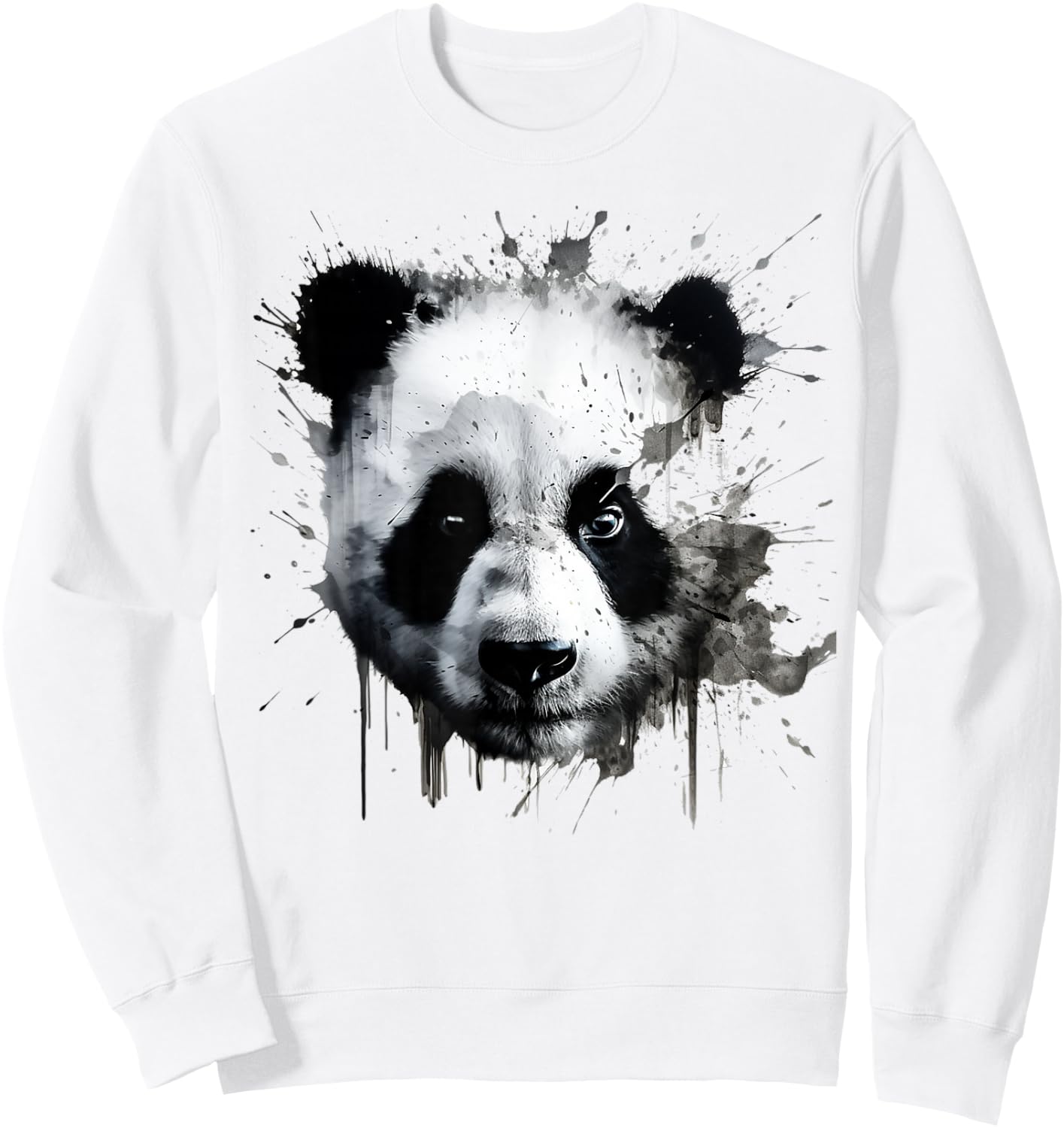 Panda Art - Animal Panda Sweatshirt - Sweatshirt | White