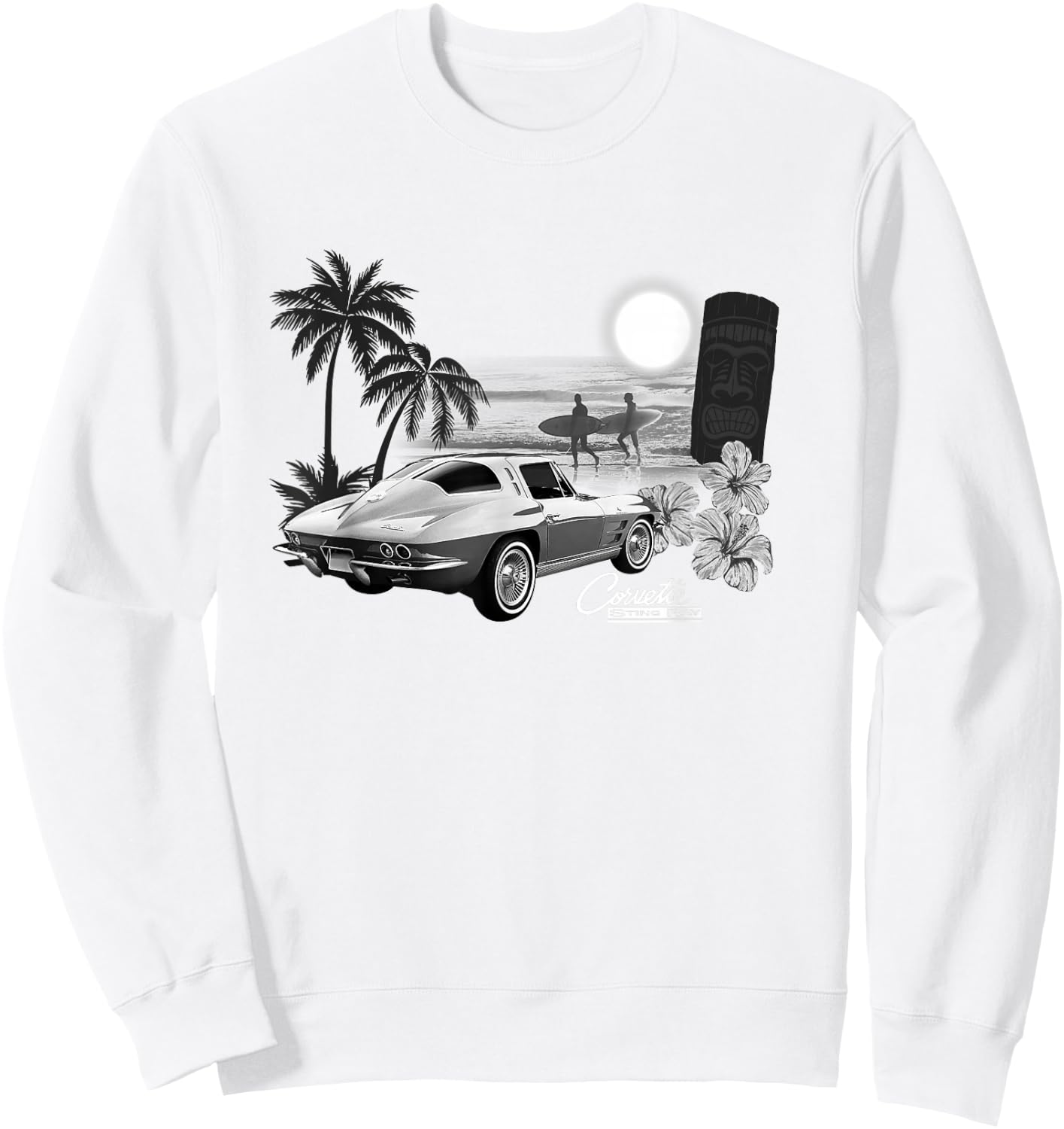 Chevrolet Corvette Sting Ray | #35394 Sweatshirt - Sweatshirt | White