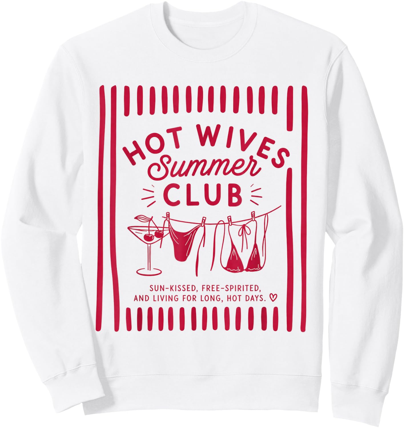 Y2k Hot Wife Summer Bride Era Sweatshirt - Sweatshirt | White