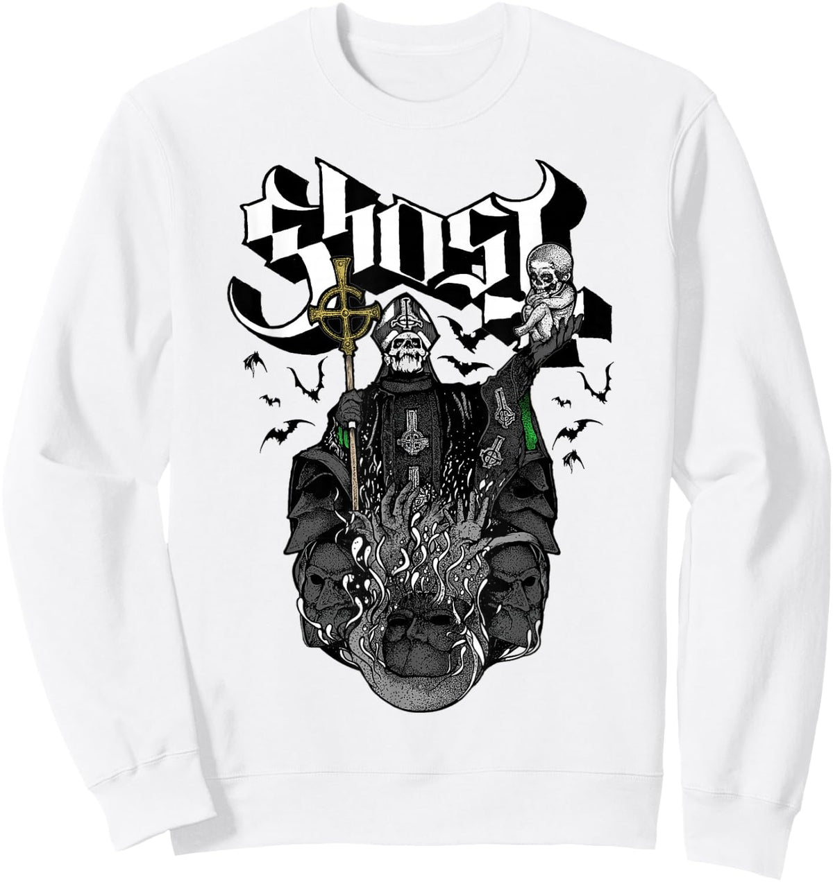 Ghost – Challice on Red Sweatshirt - Sweatshirt | White