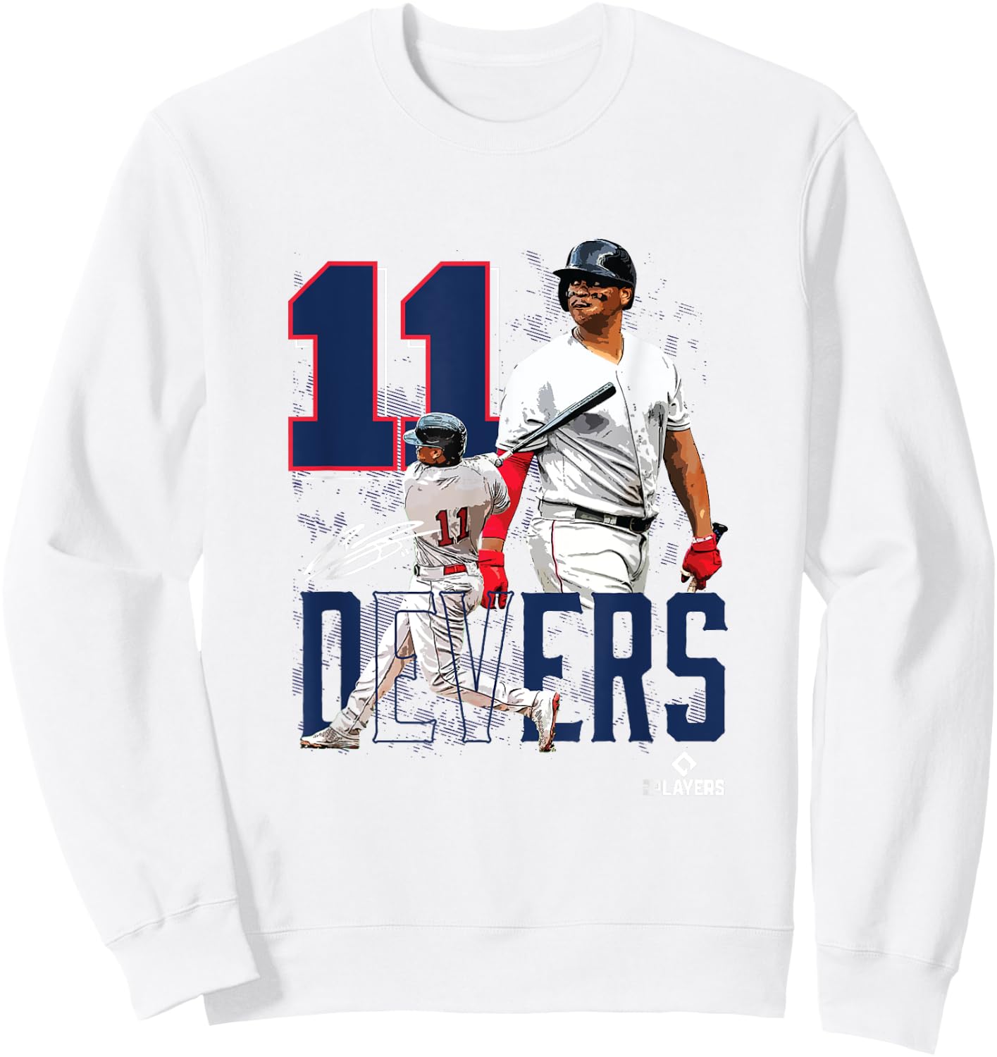 Rafael Devers | Boston Baseball Players | MLBRDS3003 Sweatshirt - Sweatshirt | White