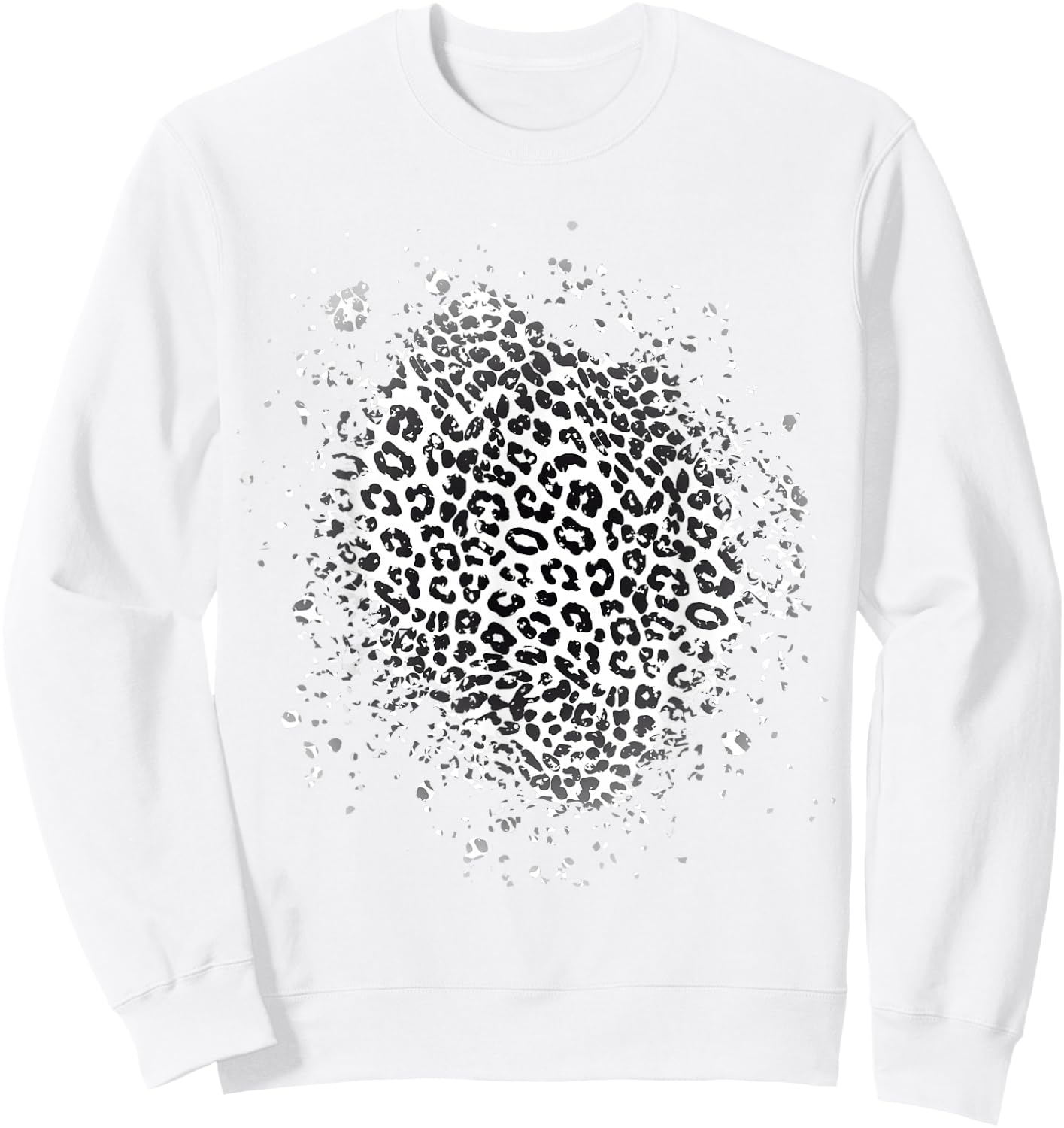 Funny Snow Leopard Costume Halloween Sweatshirt - Sweatshirt | White