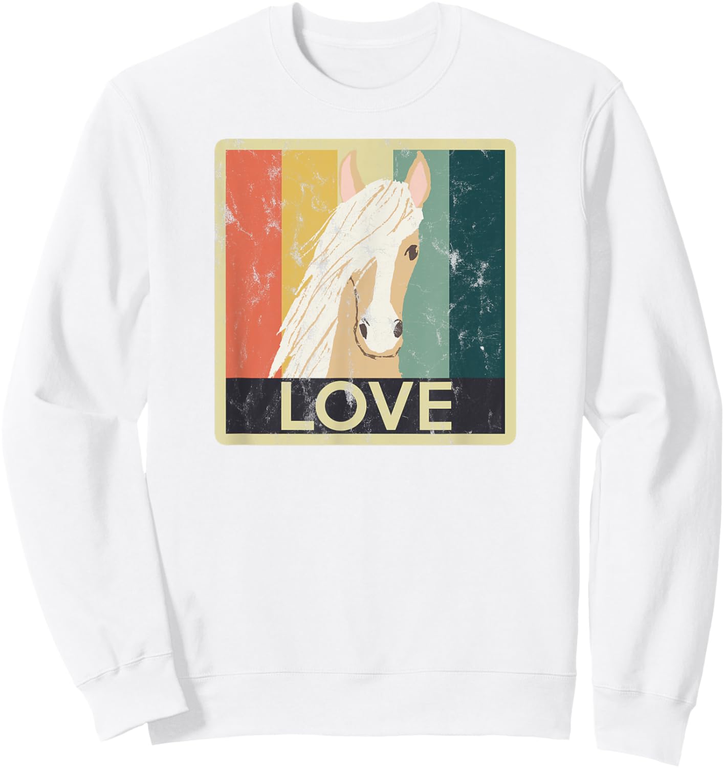 Beautiful Palomino Horse Sweatshirt - Sweatshirt | White