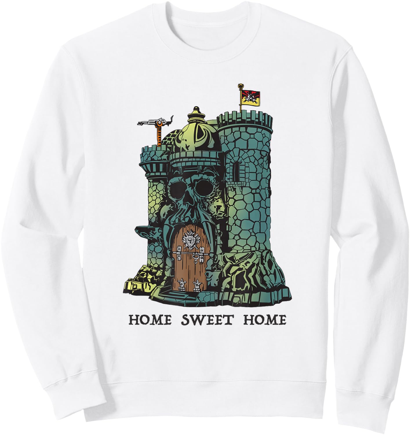 Home Sweet Home Castle He Man Toy 1980 Sweatshirt - Sweatshirt | White