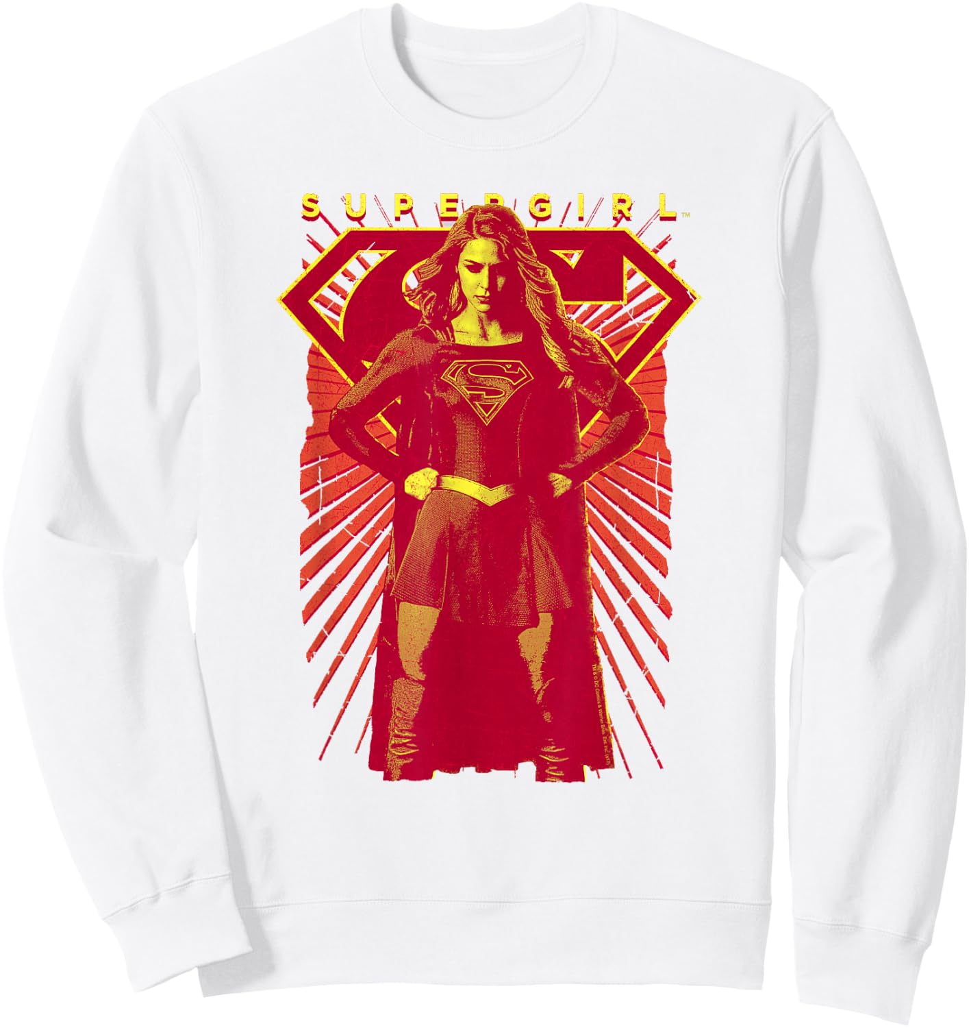 Supergirl TV Series Ready Set Sweatshirt - Sweatshirt | White