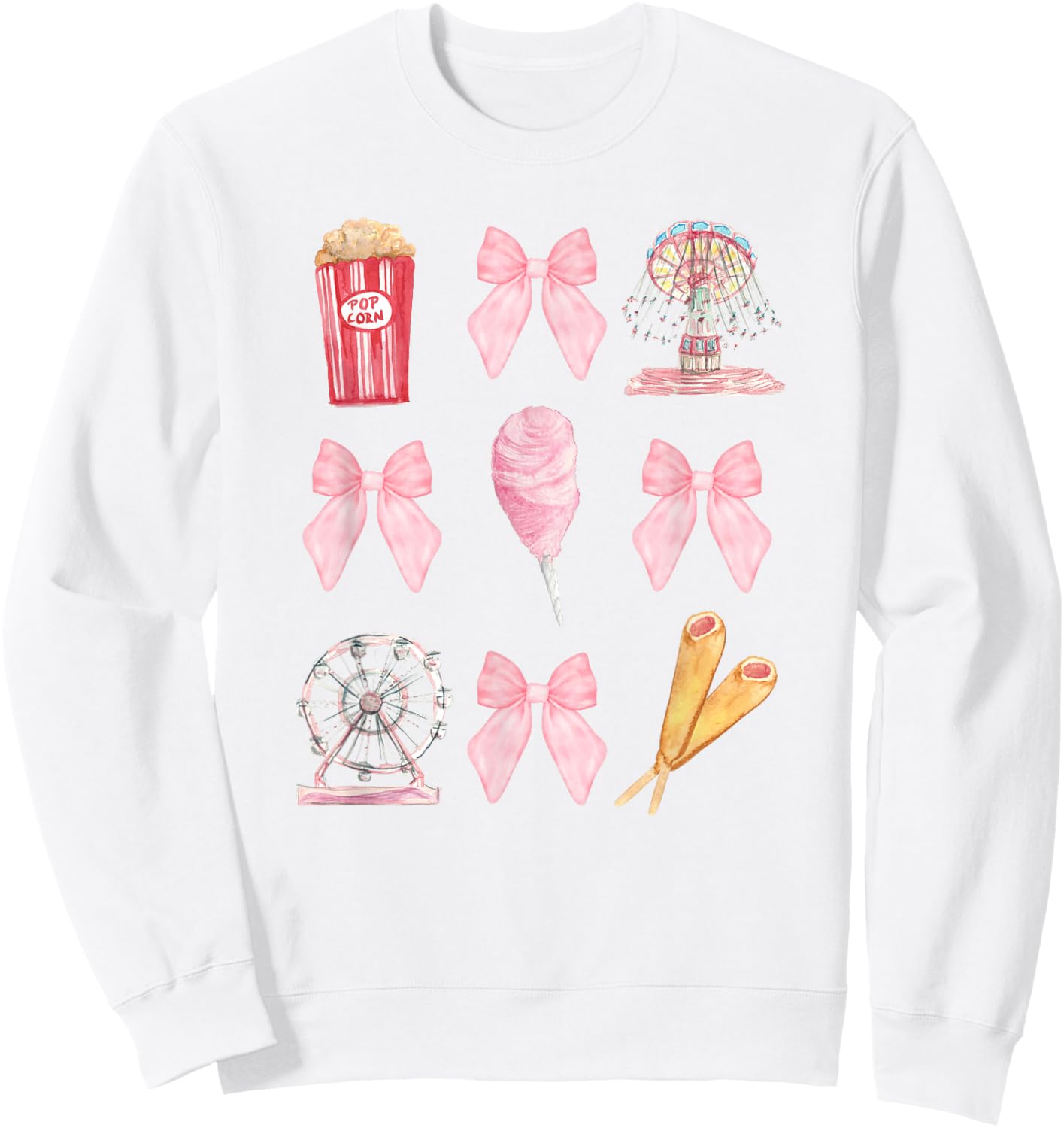 State Fair , County Fair , State Fair Outfit Sweatshirt - Sweatshirt | White