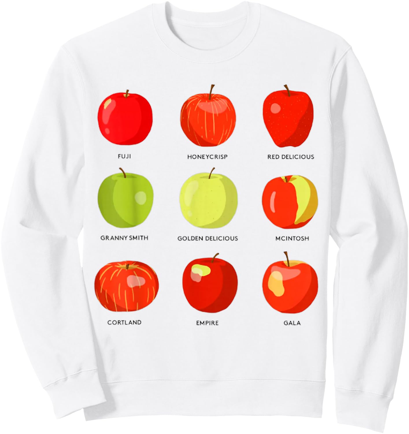 Fall Apple Picking Apple Orchard Boho Farm Fesh Toddler Kids Sweatshirt - Sweatshirt | White