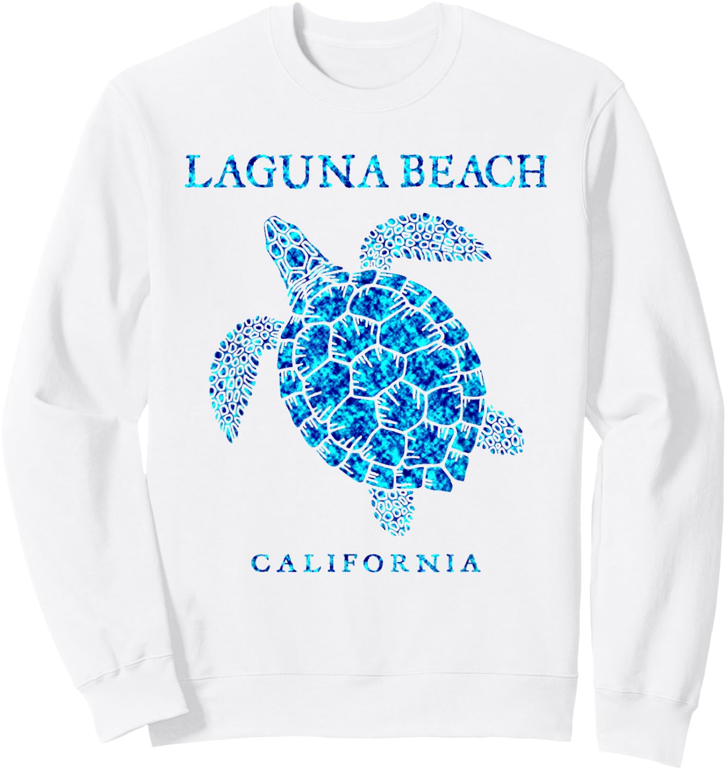 Laguna Beach California Sea Turtle Souvenir Girls Boys Sweatshirt - Sweatshirt | White