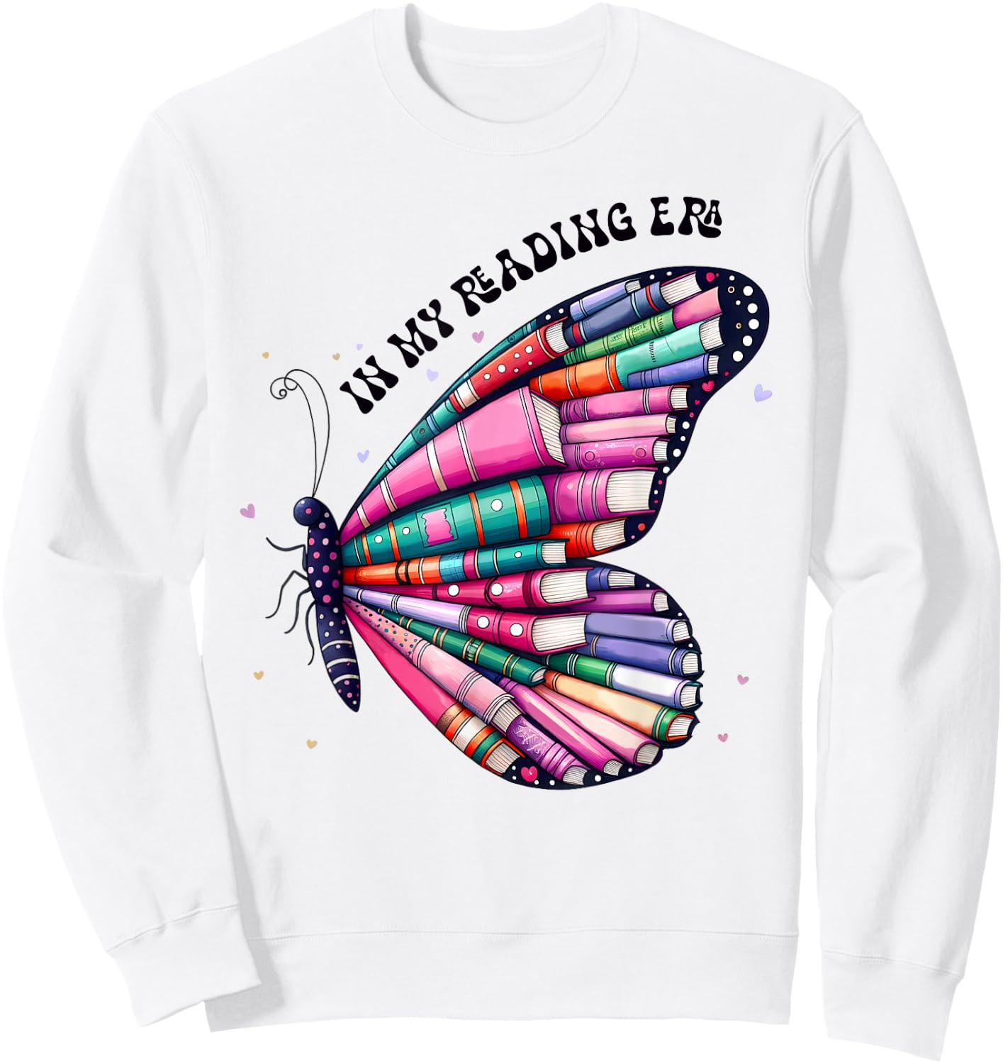 In My Reading Era Shirt,Book Shelf In My Reading Era Teacher Sweatshirt - Sweatshirt | White