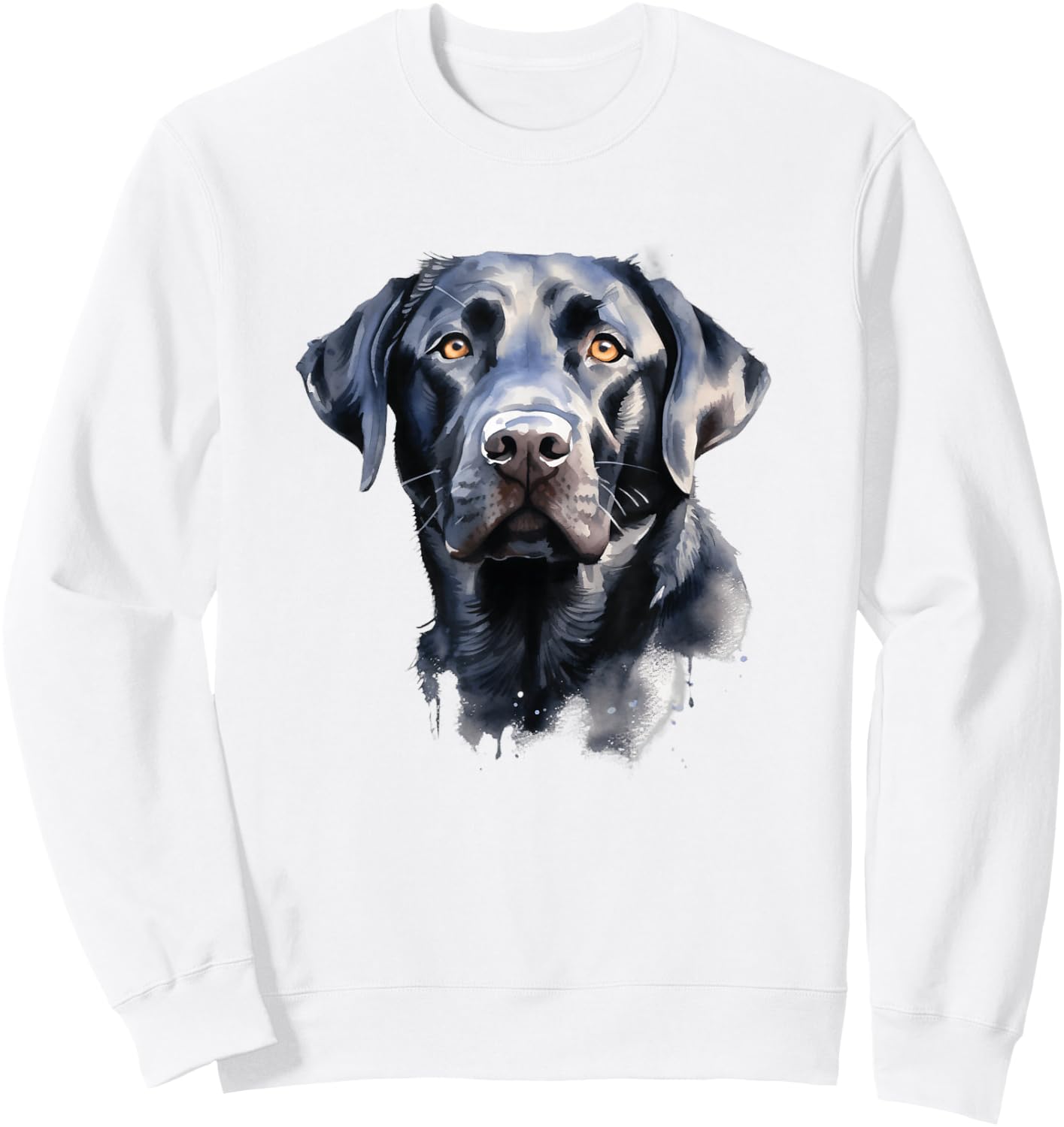 Dog Black Labrador Retriever Sweatshirt - Sweatshirt | White