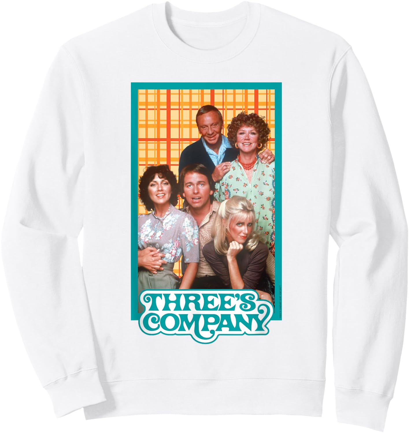 Three's Company Roommates & The Ropers Classic 80s Sweatshirt - Sweatshirt | White