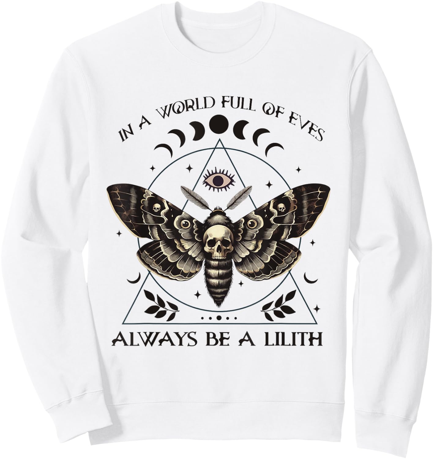 Lilith Halloween Witch Party Costume Sweatshirt - Sweatshirt | White