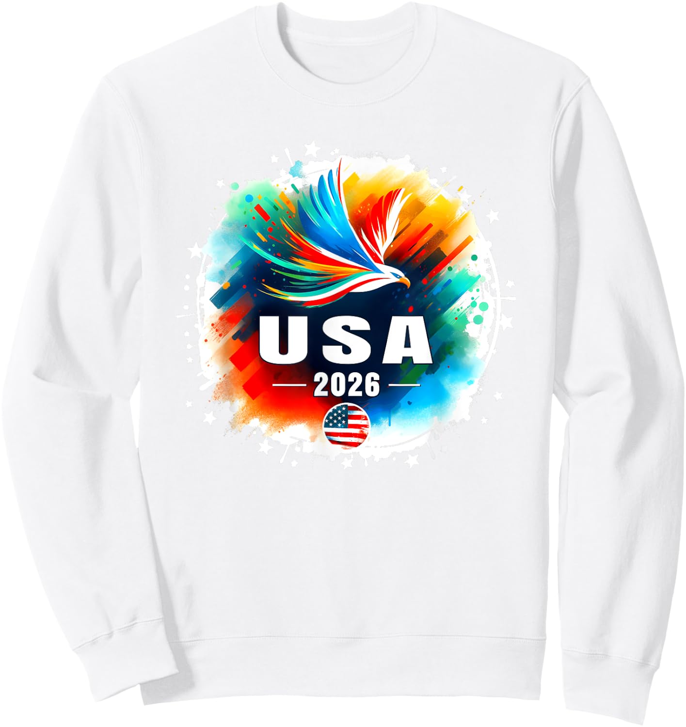 USA 2026 Go United States Sport USA Team 2026 USA Sweatshirt - Sweatshirt | White