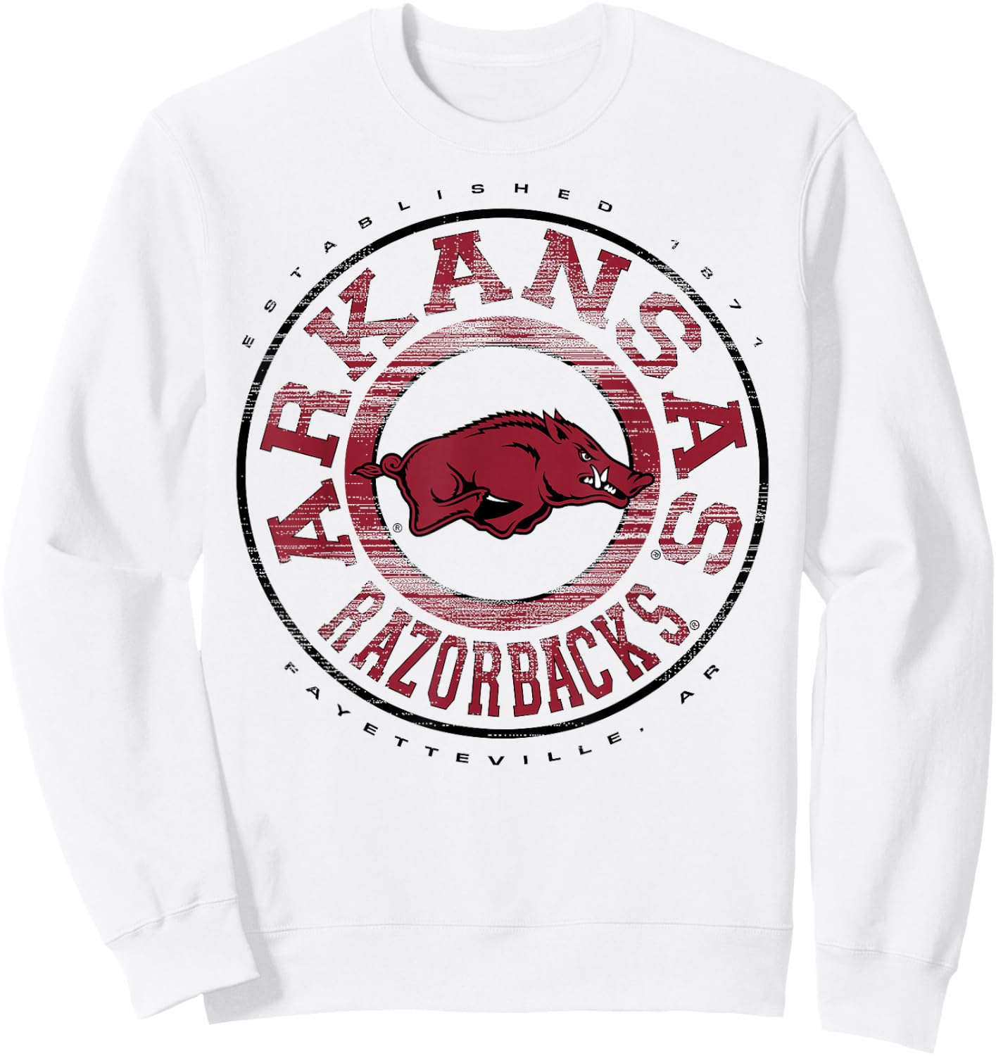 Arkansas Razorbacks Showtime Officially Licensed Sweatshirt - Sweatshirt | White