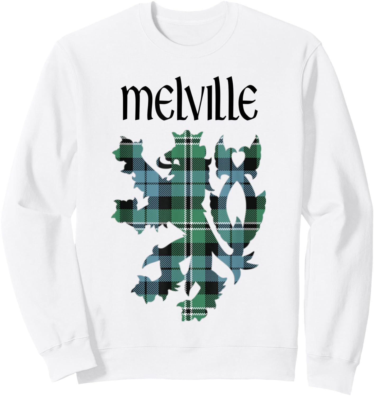 Clan Melville Tartan Scottish Family Name Scotland Pride Sweatshirt - Sweatshirt | White