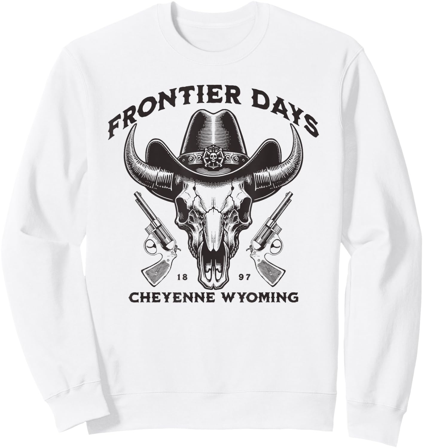 Cheyenne Wyoming Frontier Days Sweatshirt - Sweatshirt | White