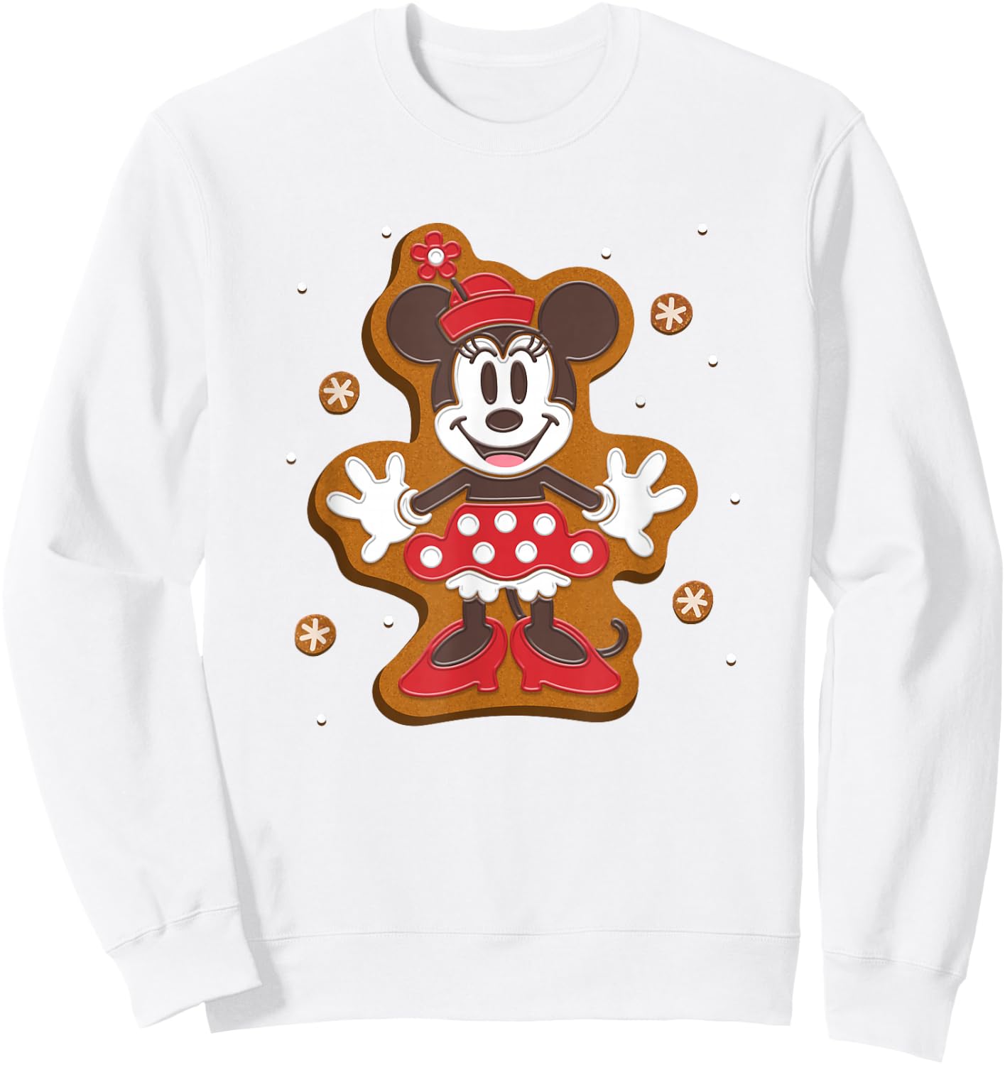 Disney Mickey and Friends Christmas Gingerbread Minnie Sweatshirt - Sweatshirt | White