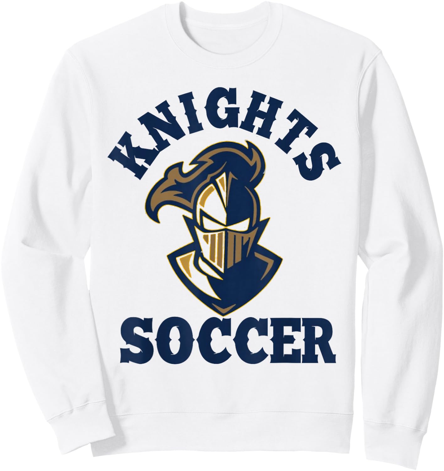 Knights Squad Youth Soccer Fan Sweatshirt - Sweatshirt | White