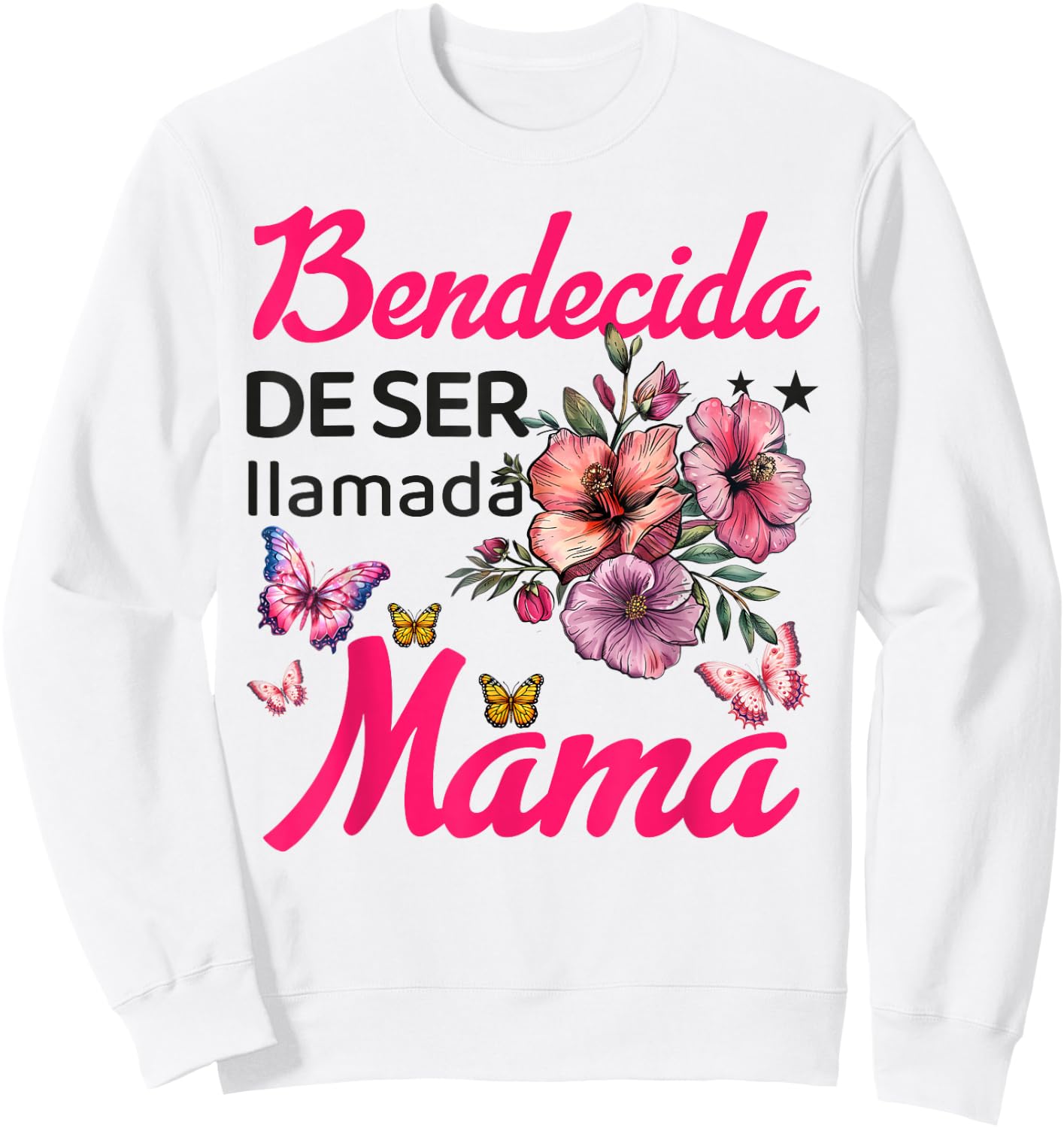 Dia De Las Madre Regalos Para Mama Espanol Camiseta Sweatshirt - Sweatshirt | White