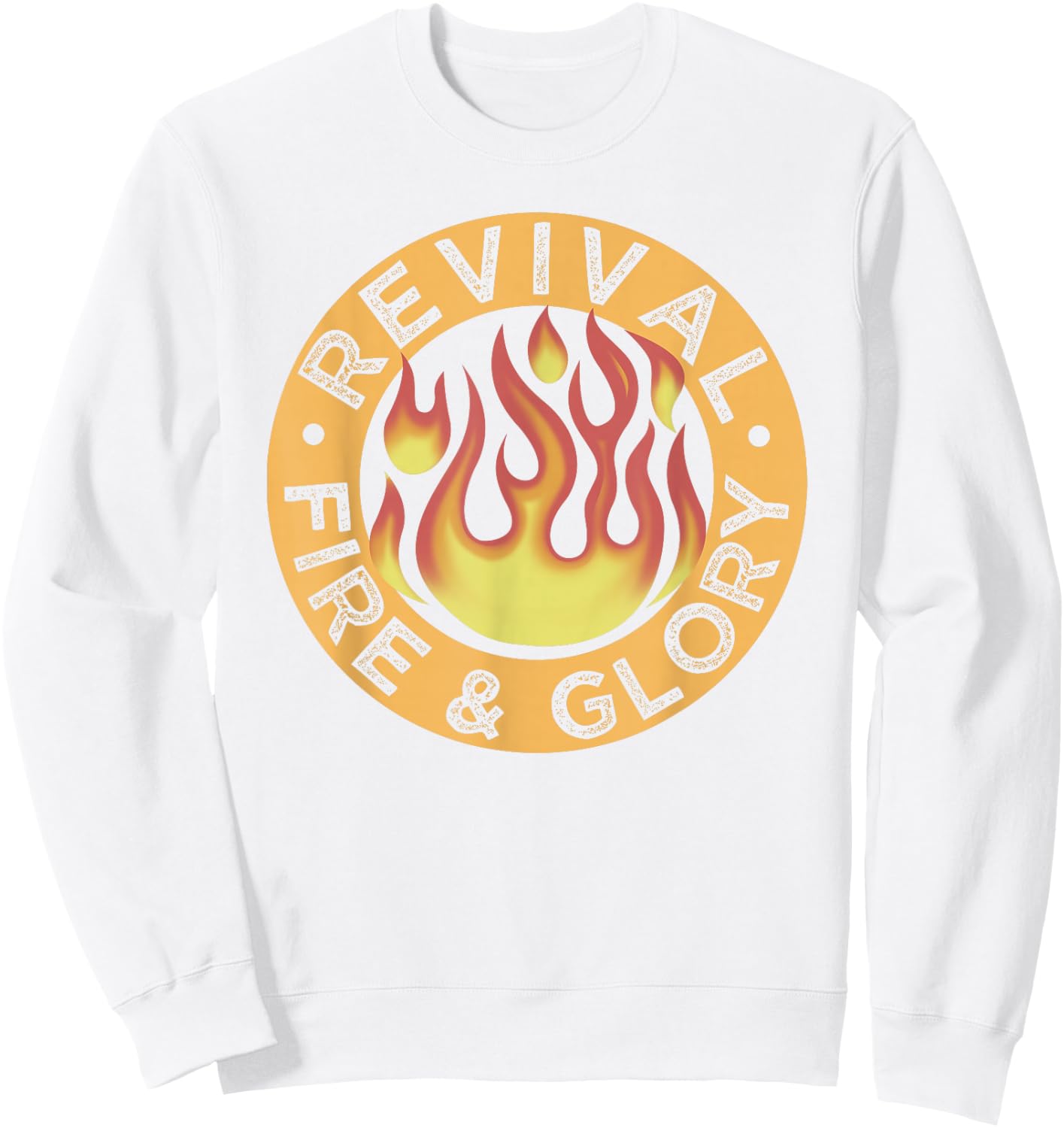 Revival Fire & Glory Sweatshirt - Sweatshirt | White