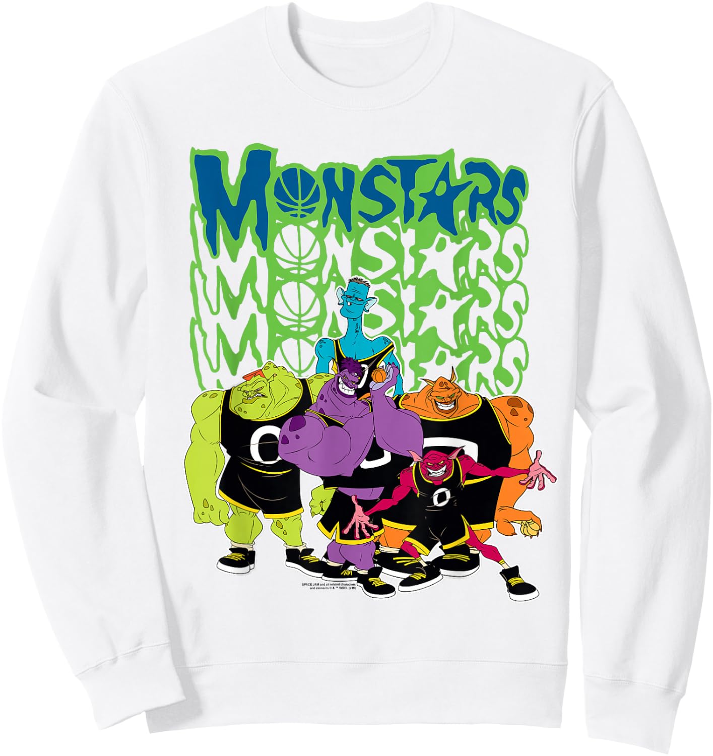 Space Jam Monstars Logo Sweatshirt - Sweatshirt | White