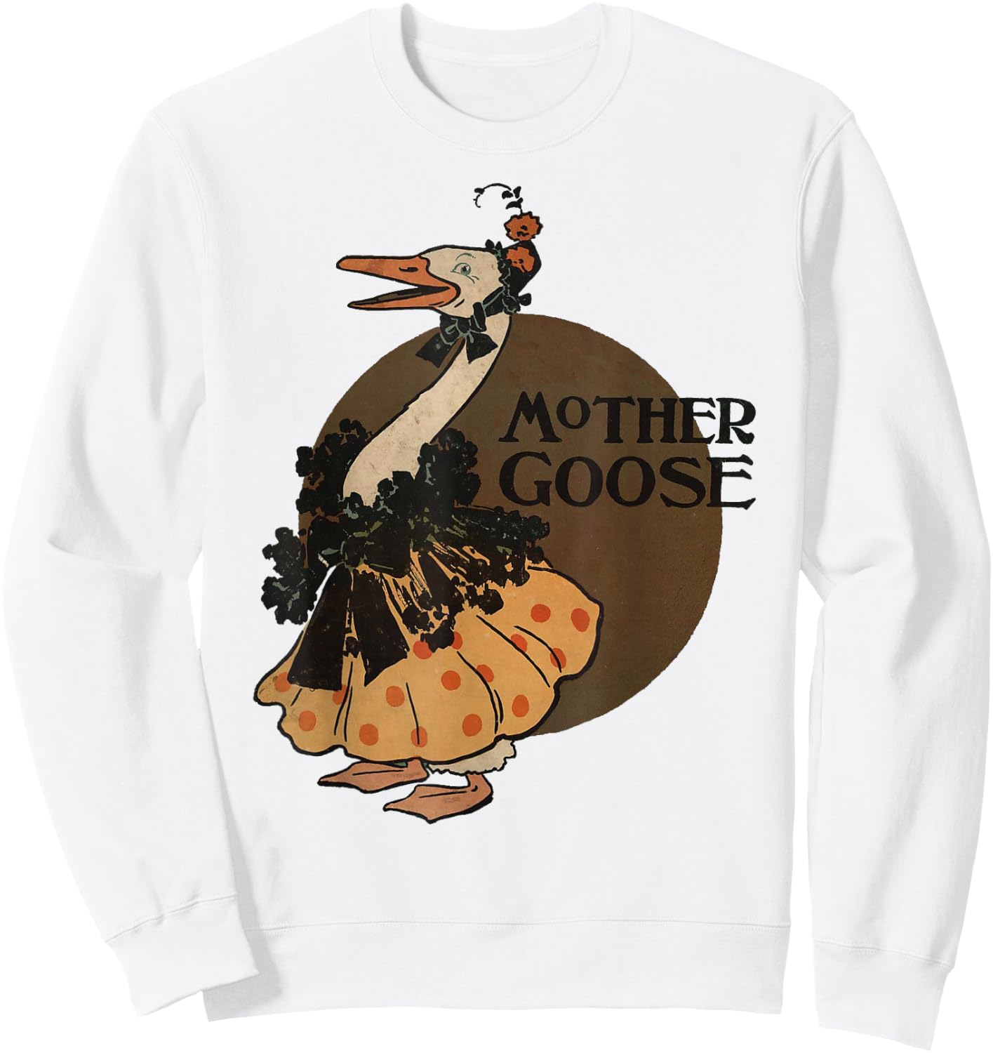 Mother Goose Story Cover, for Mothers Day Sweatshirt - Sweatshirt | White