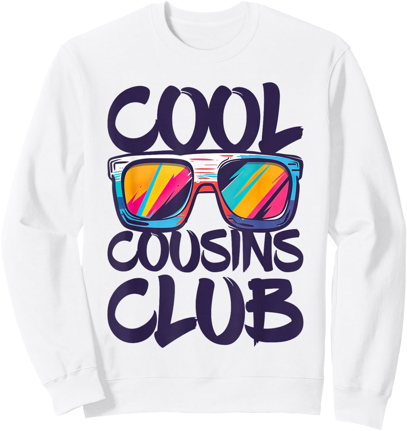 Cool Cousins Club Shirt Boy Girl Cousin Crew Matching Sweatshirt - Sweatshirt | White