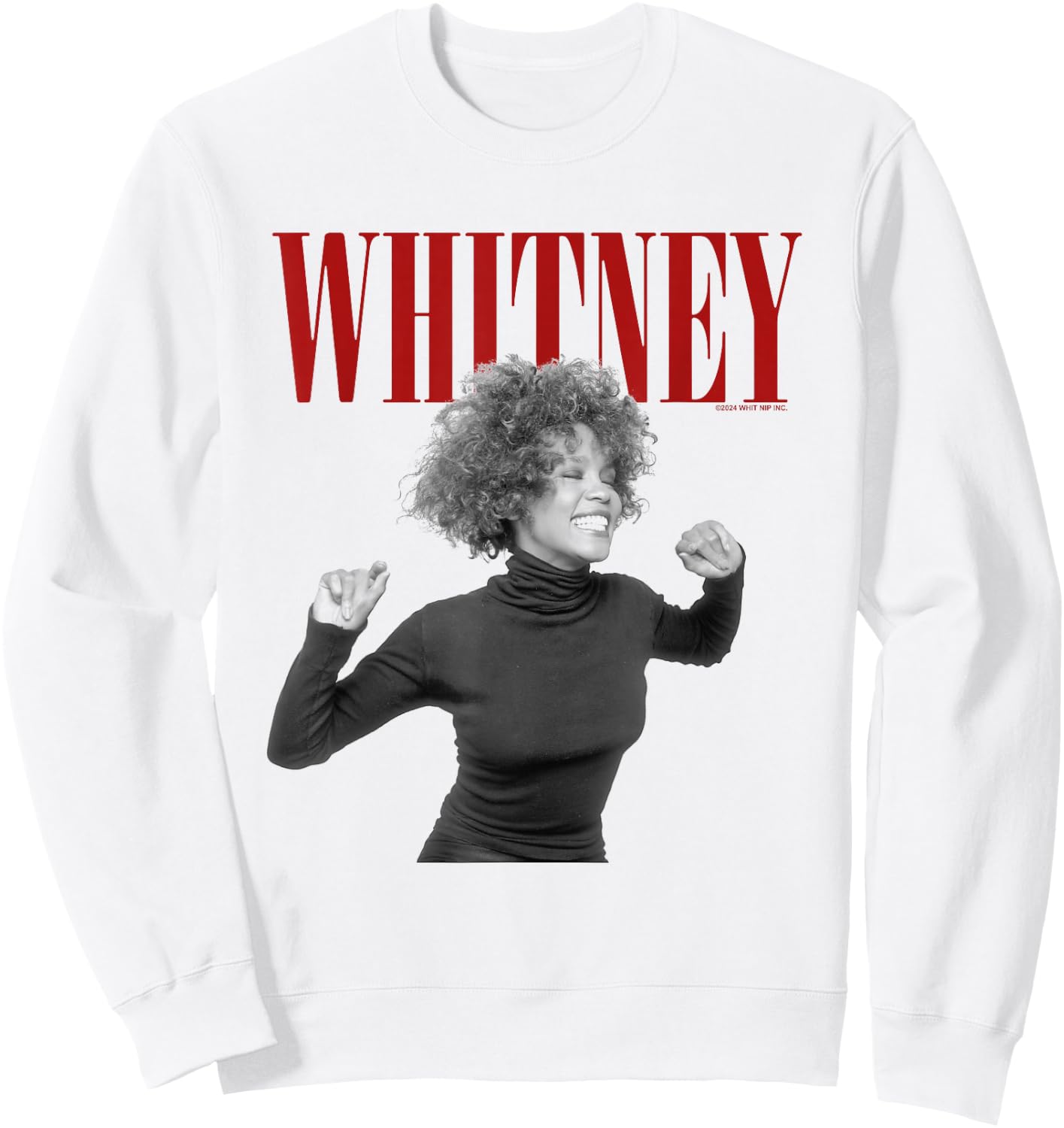 Whitney Houston Wanna Dance Sweatshirt - Sweatshirt | White