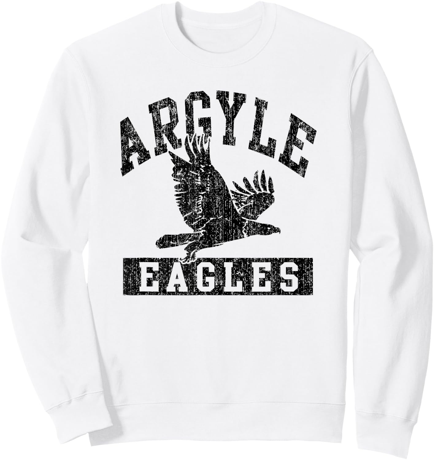 Argyle Eagles Vintage Sweatshirt - Sweatshirt | White
