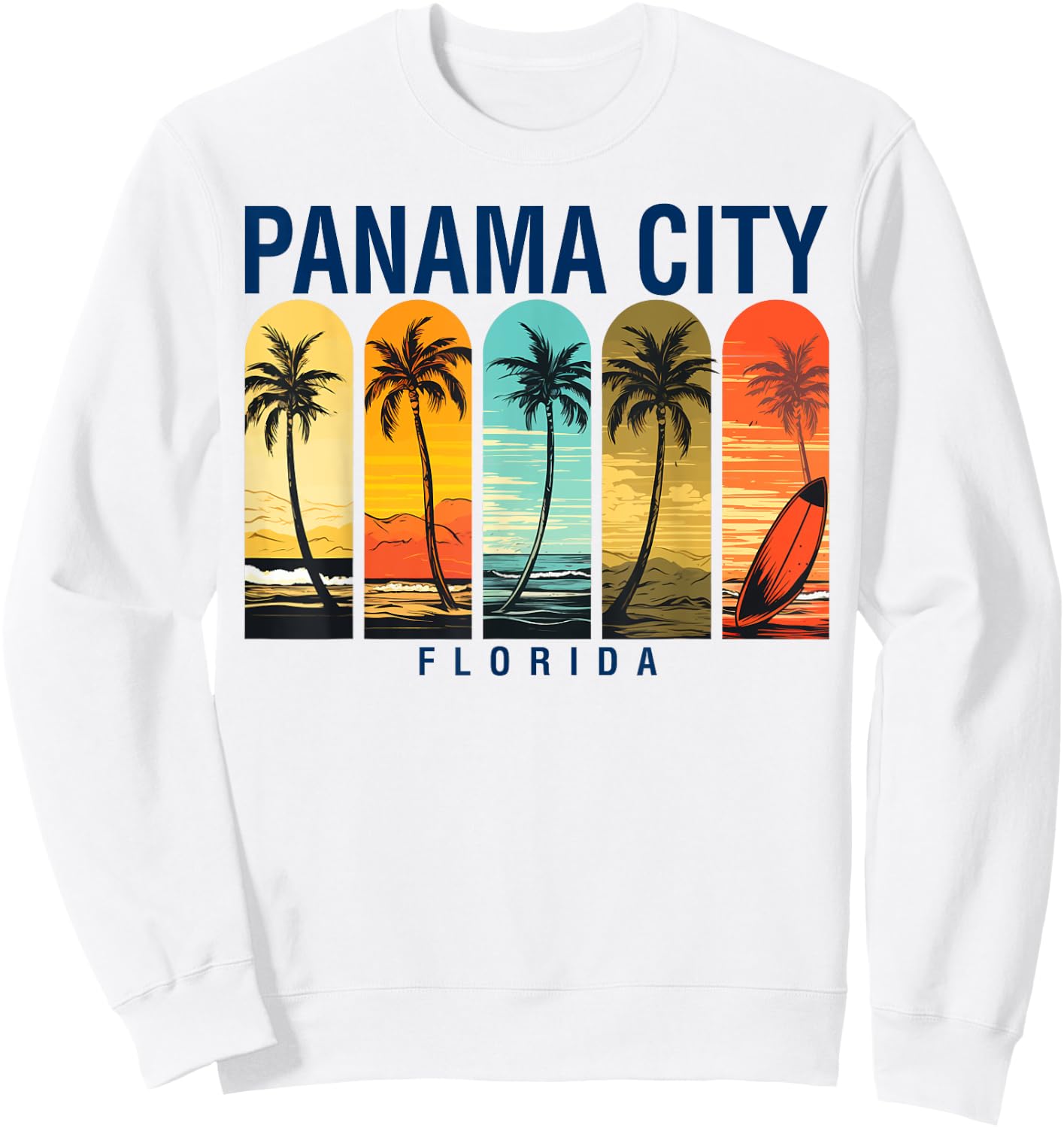 Panama City Beach Florida Men Beach Rider Women Sweatshirt - Sweatshirt | White