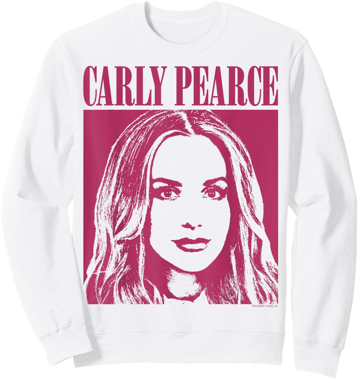 Carly Pearce Country Singer Portrait Sweatshirt - Sweatshirt | White