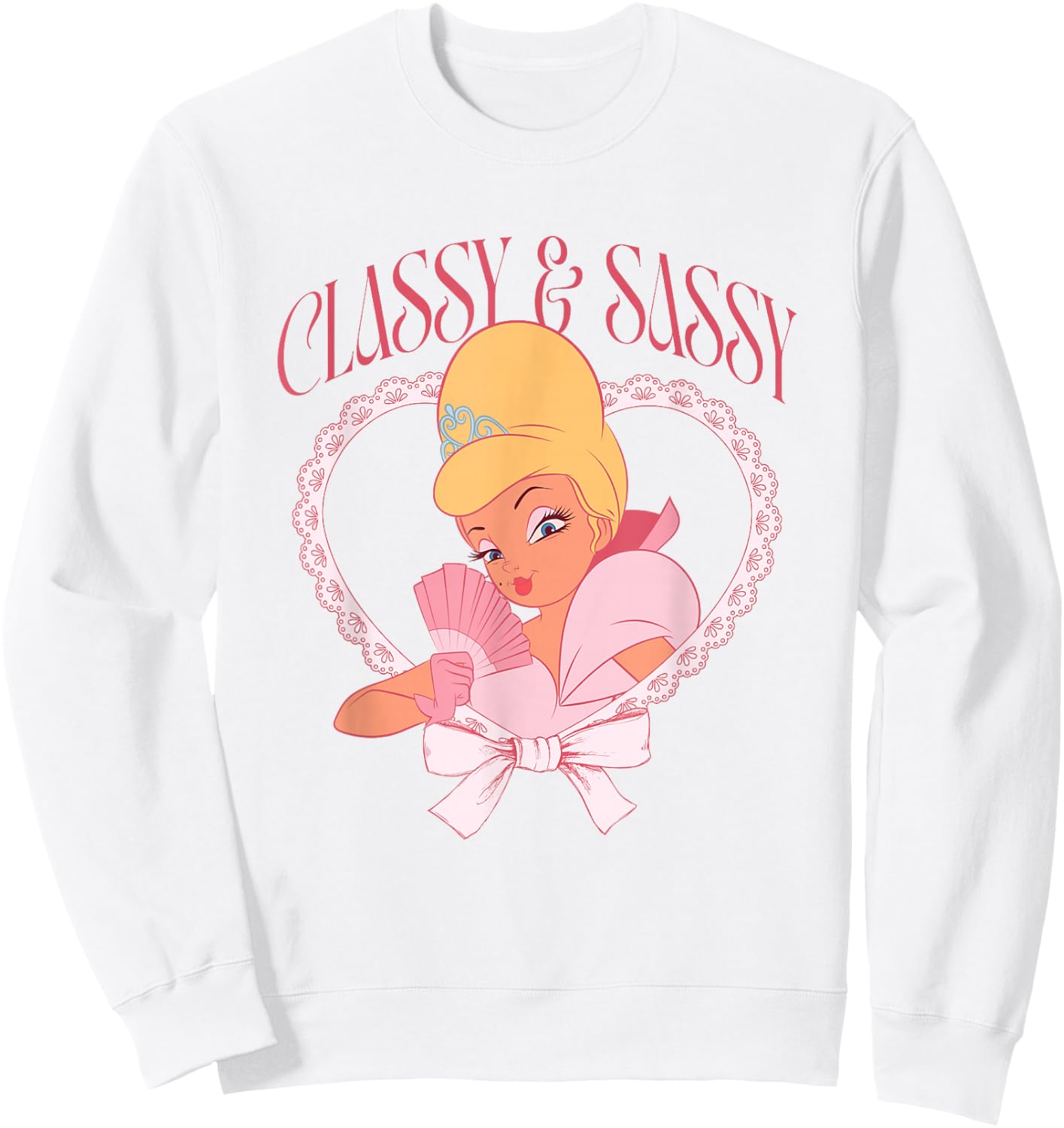 Disney The Princess And The Frog Charlotte Classy & Sassy Sweatshirt - Sweatshirt | White