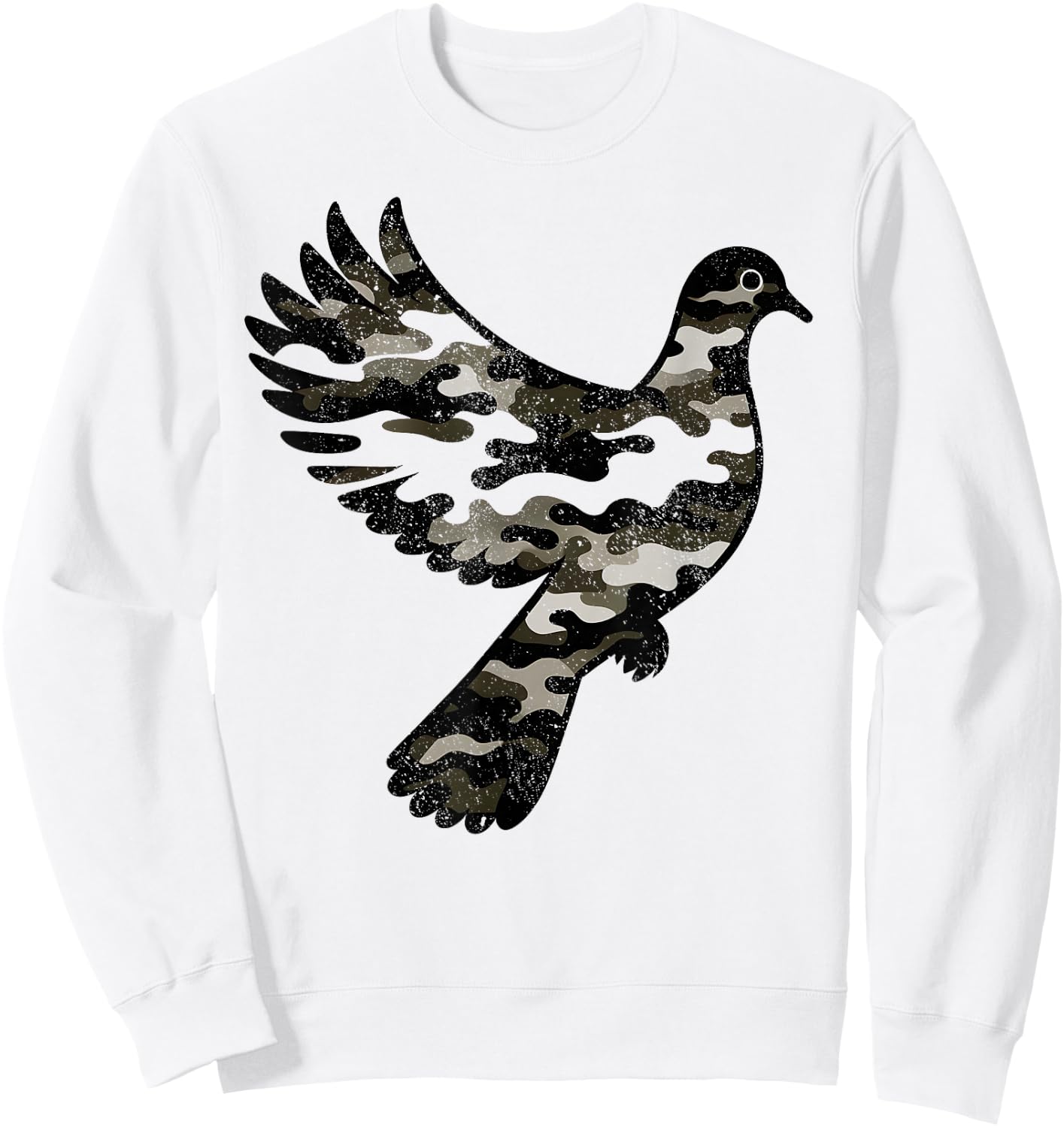 Dove Hunting Season Camouflage Dove Hunter Sweatshirt - Sweatshirt | White