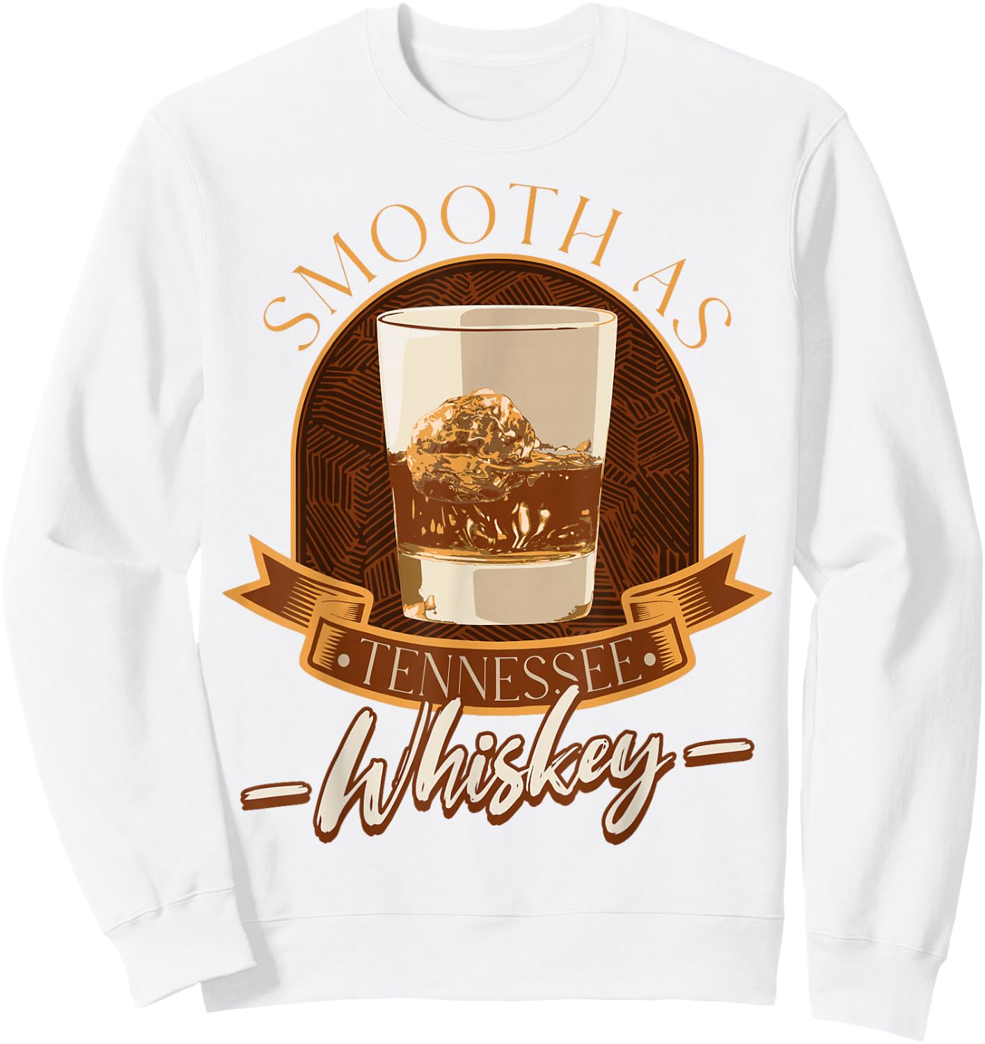 Western Smooth As Tennessee Whiskey Country Music Sweatshirt - Sweatshirt | White